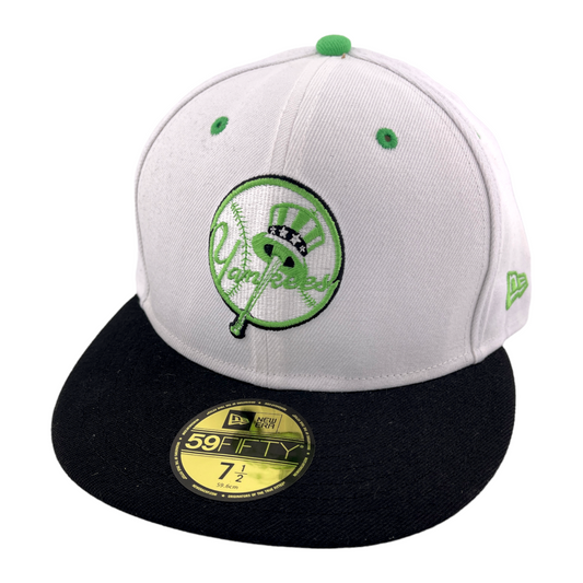 New Era New York Yankees MLB Lime Green/White Pack 59Fifty Fitted Hat Cap