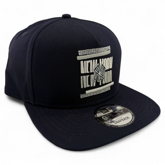 New Era New York Yankees MLB Tilt Collection 9FIFTY A-Frame Snapback Adjustable