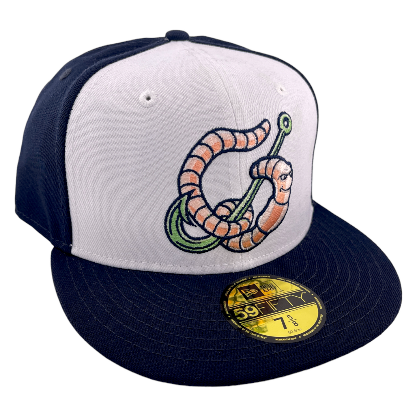 New Era Gwinnett Stripers Marvel Pack Worm Logo White/Blue UV 59FIFTY Fitted Hat Cap