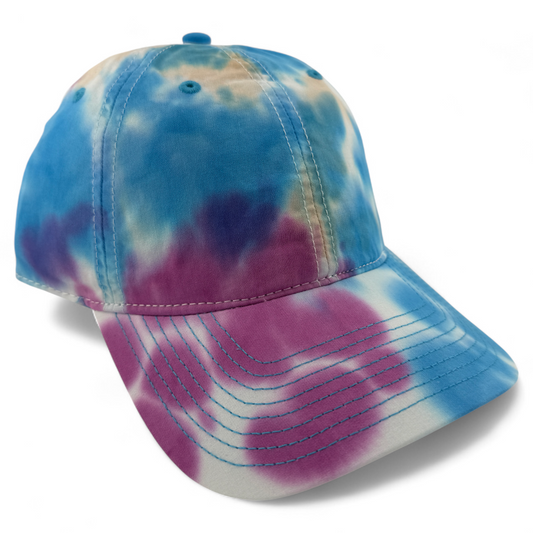 The Game GB482 Pastel Tie Dye Blank Twill Unstructured Adjustable Dad Hat Cap