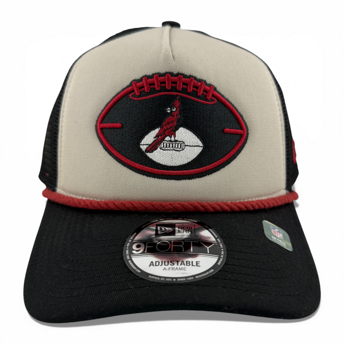 New Era Arizona Cardinals NFL Historic Rope Trucker 9Forty Snapback Adjustable