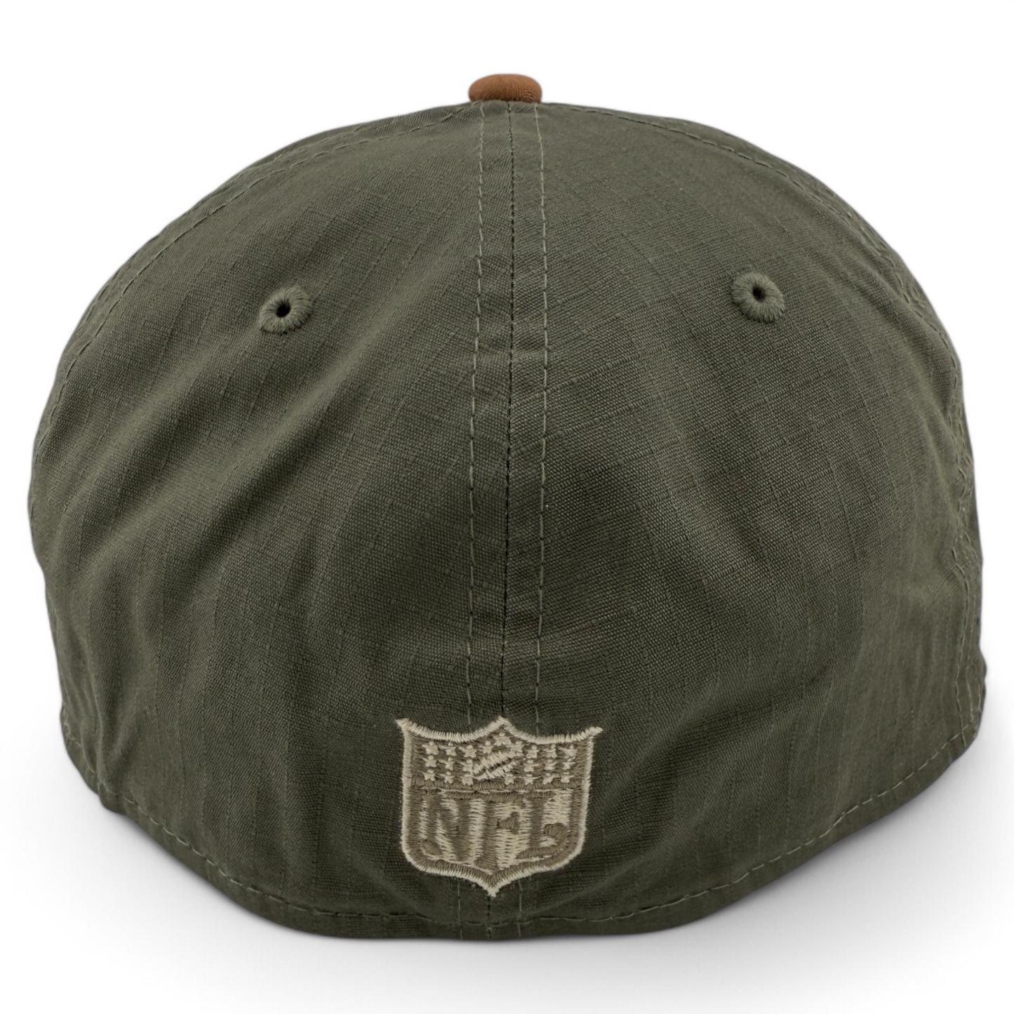 New Era Cincinnati Bengals NFL Ripstop Olive 50th Patch 59Fifty Fitted Hat Cap
