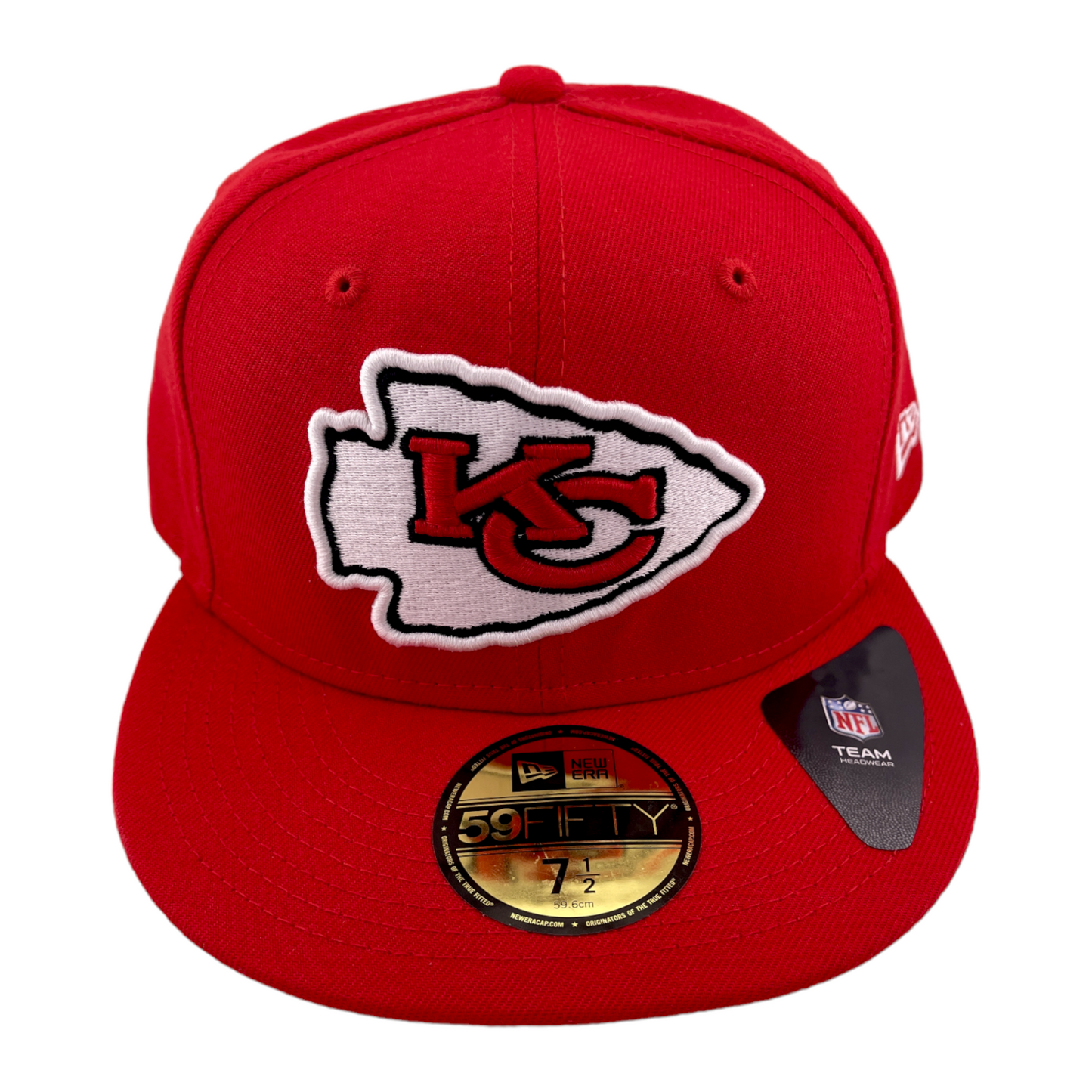 New Era Kansas City Chiefs Classic Omaha Main Red/Grey UV 59Fifty Fitted Hat Cap