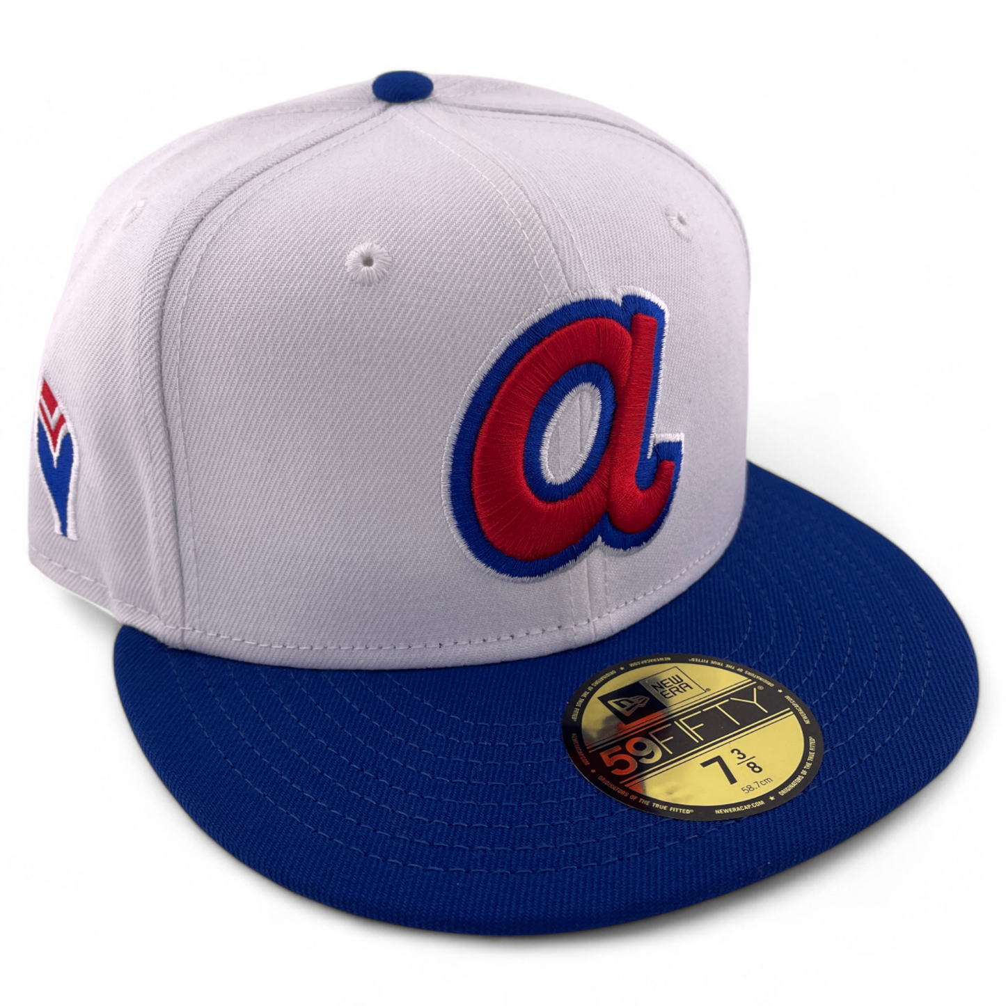 New Era Atlanta Braves MLB Lower Case A Logo Feather Patch 59FIFTY Fitted Hat