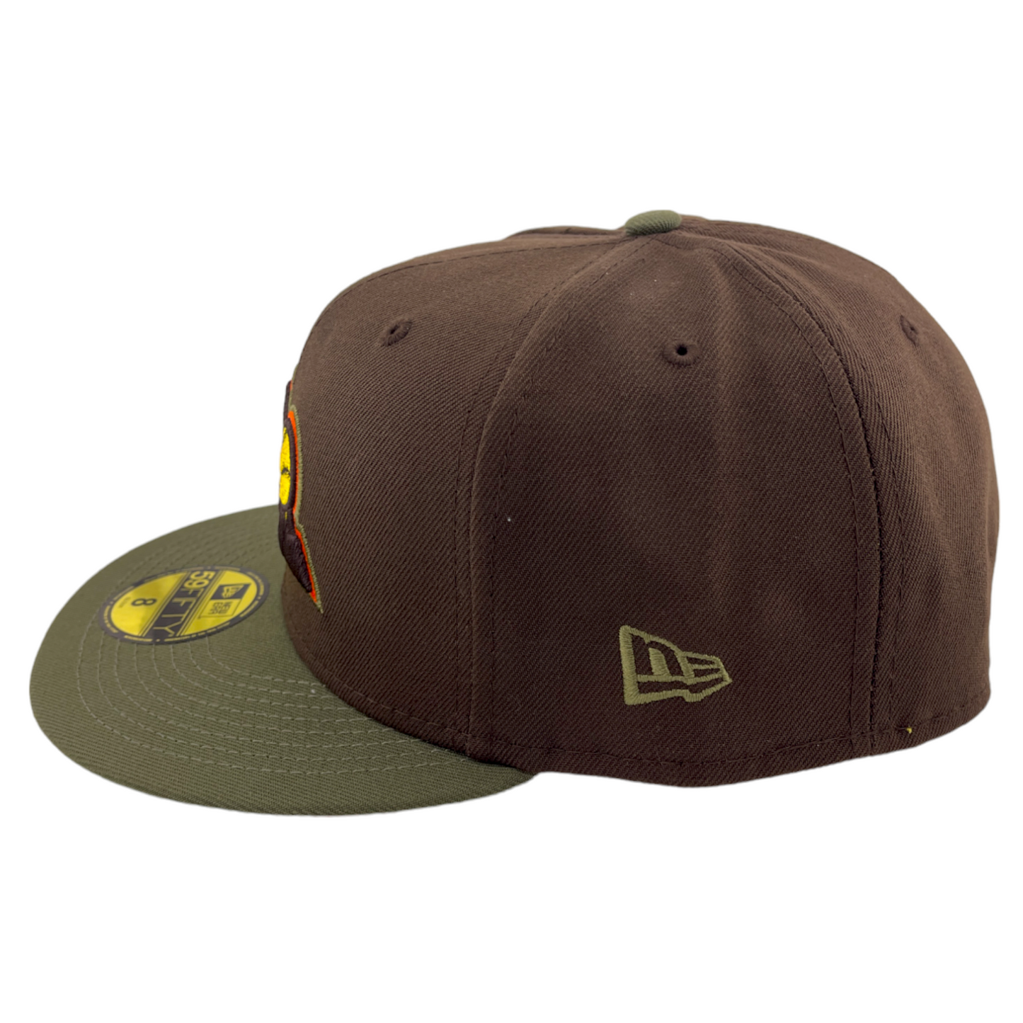 New Era Colorado Rockies 25th Anniversary Patch Brown/Olive/Orange 59FIFTY Hat Cap