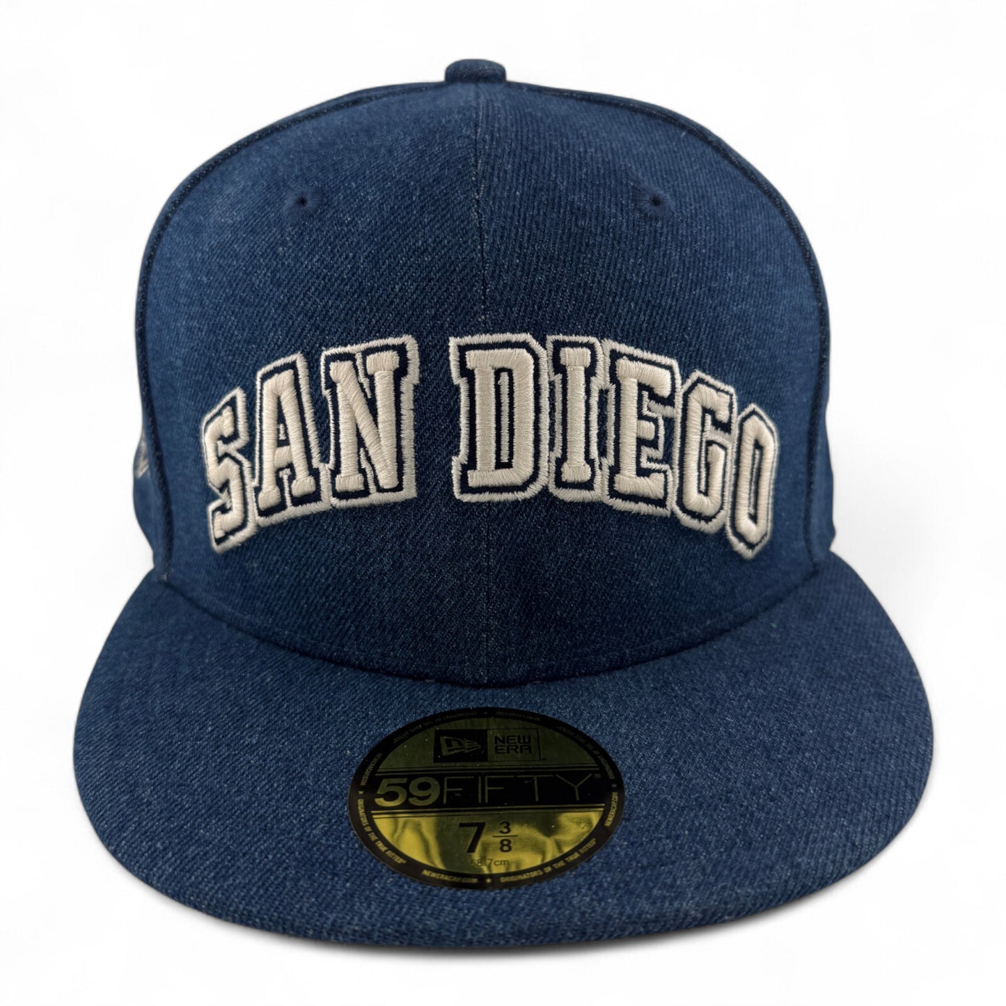 New Era San Diego Padres MLB Denim 2018 All-Star Game 59FIFTY Fitted Hat Cap