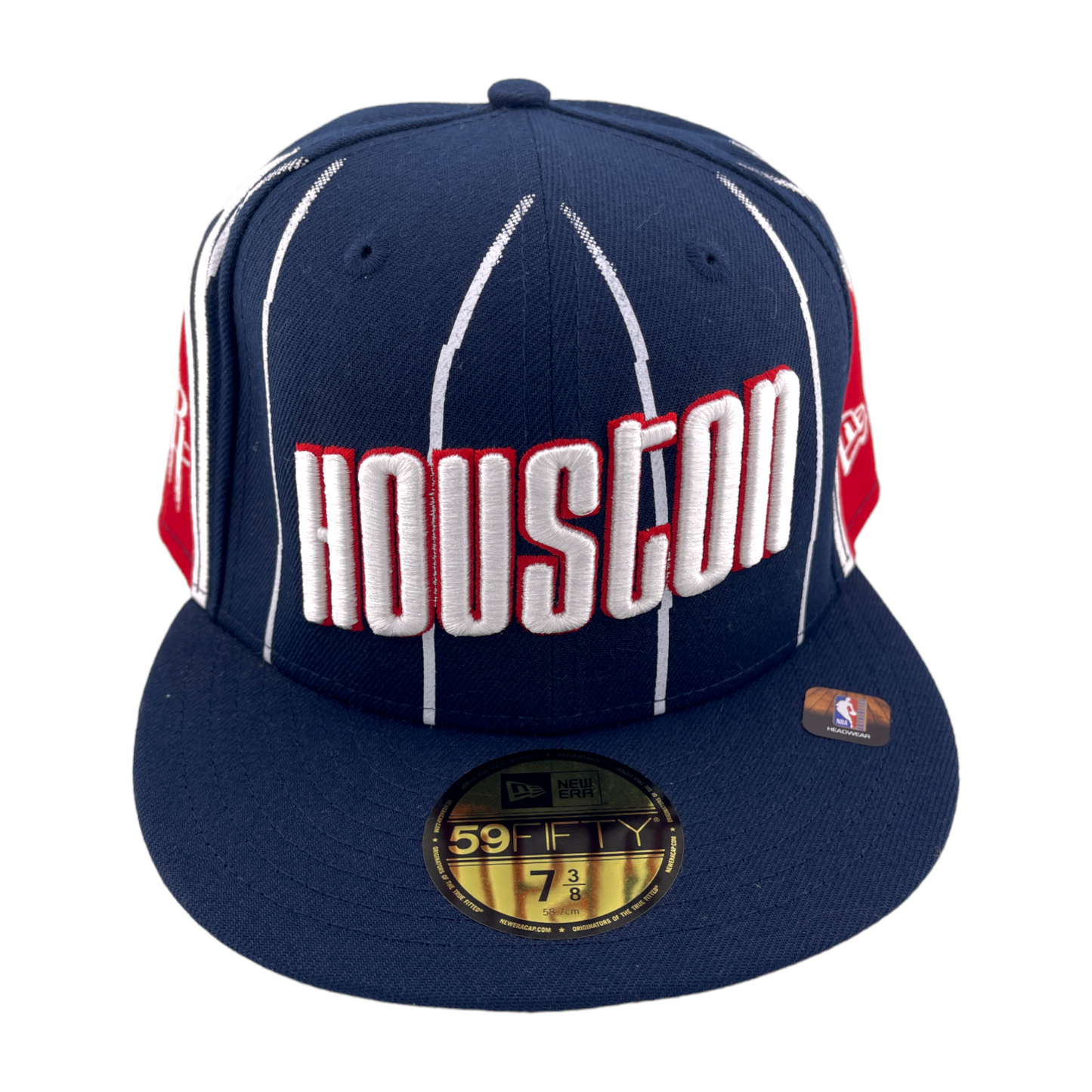 New Era Houston Rockets 2022 NBA City Edition Blue/Grey UV 59Fifty Fitted Hat Cap