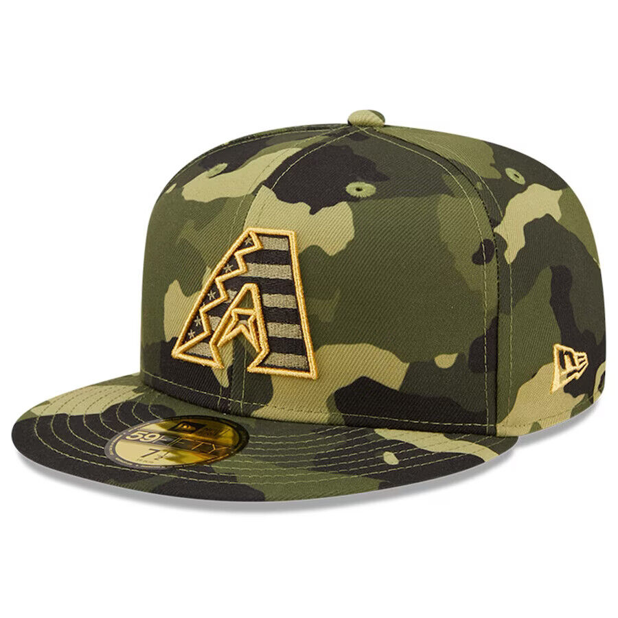 New Era Arizona Diamondbacks Armed Forces Day Camo On-Field 59FIFTY Fitted Hat