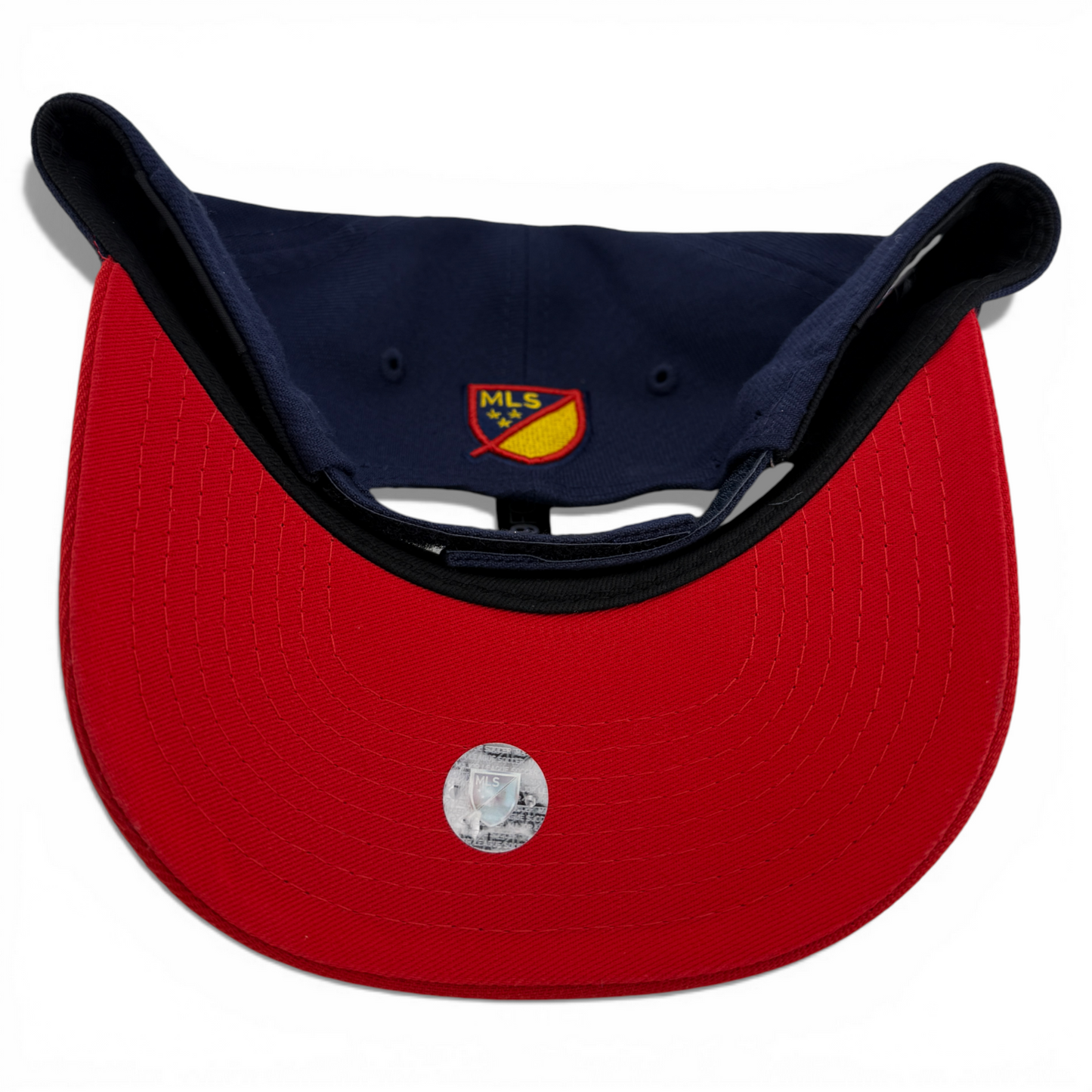 New Era Chicago Fire F.C. MLS Navy/Red 9Forty Adjustable Hat Cap Youth Kids