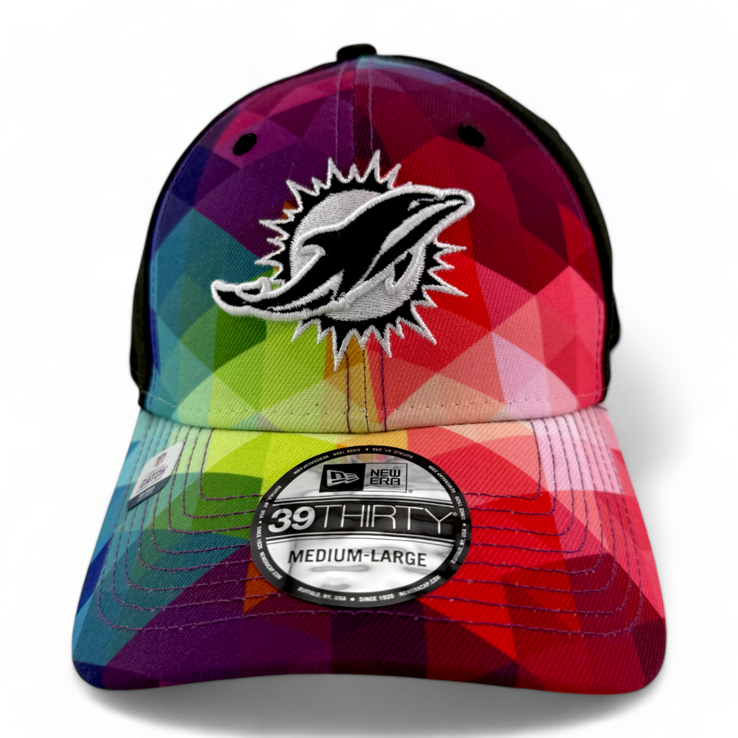 New Era Miami Dolphins NFL 2023 Crucial Catch 39Thirty Flex Fit Hat Cap