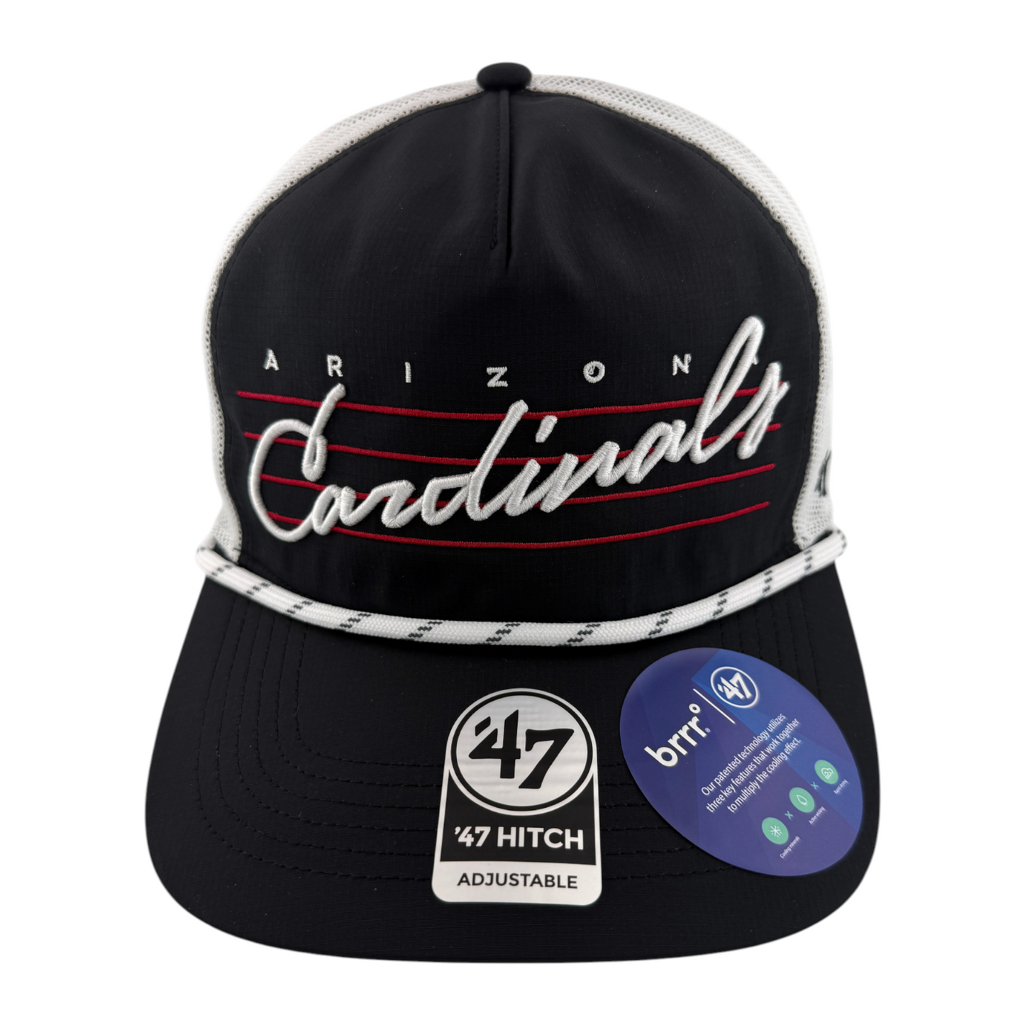 '47 Brand Arizona Cardinals NFL Downburst brrr Mesh A-Frame Hitch Adjustable Hat