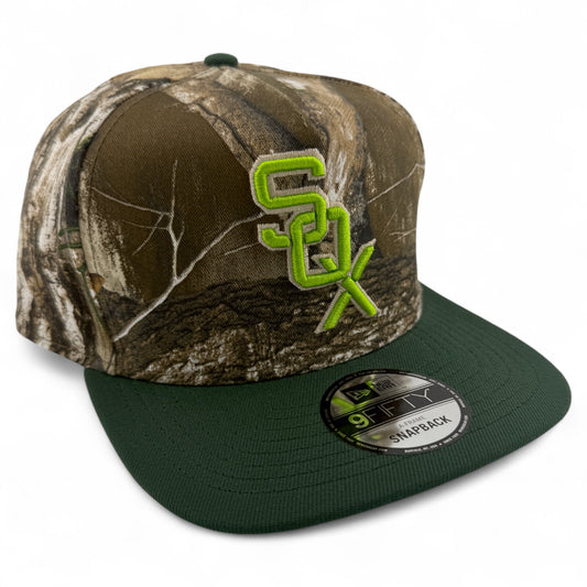 New Era Chicago White Sox MLB Realtree A-Frame 9FIFTY Snapback Adjustable Hat
