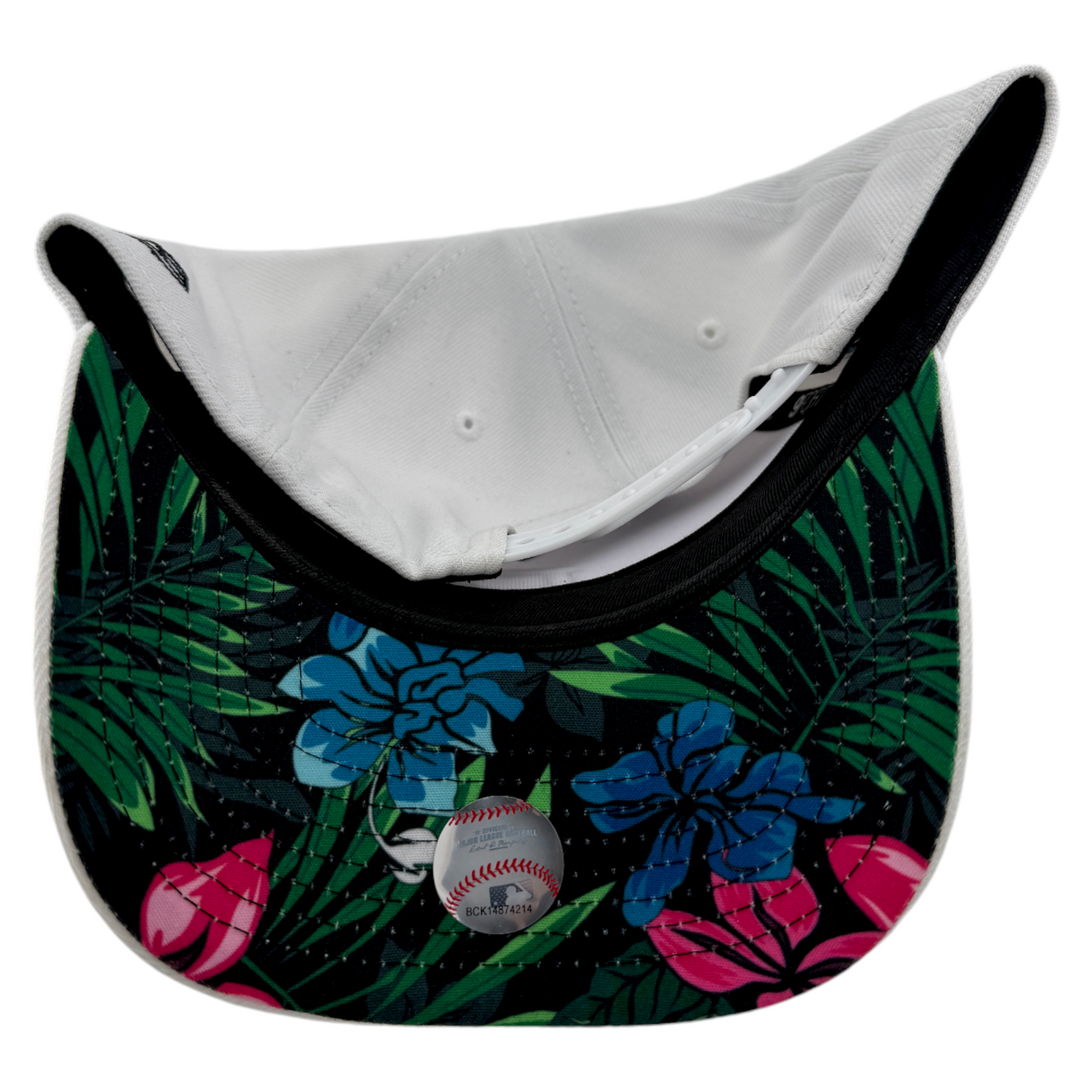 New Era Pittsburgh Pirates MLB White Tropical UV 9FORTY A-Frame Snapback Hat Cap