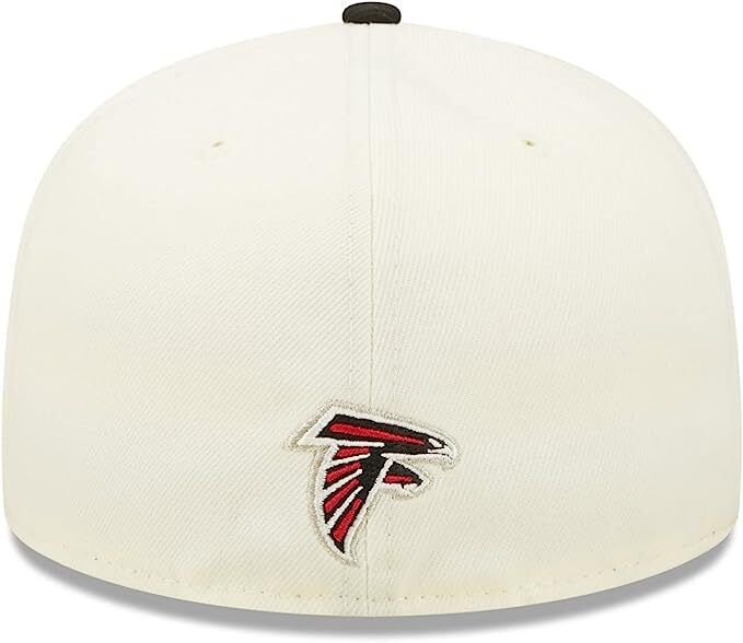 New Era Atlanta Falcons 2022 Sideline NFL Cream 59FIFTY Fitted Hat Cap