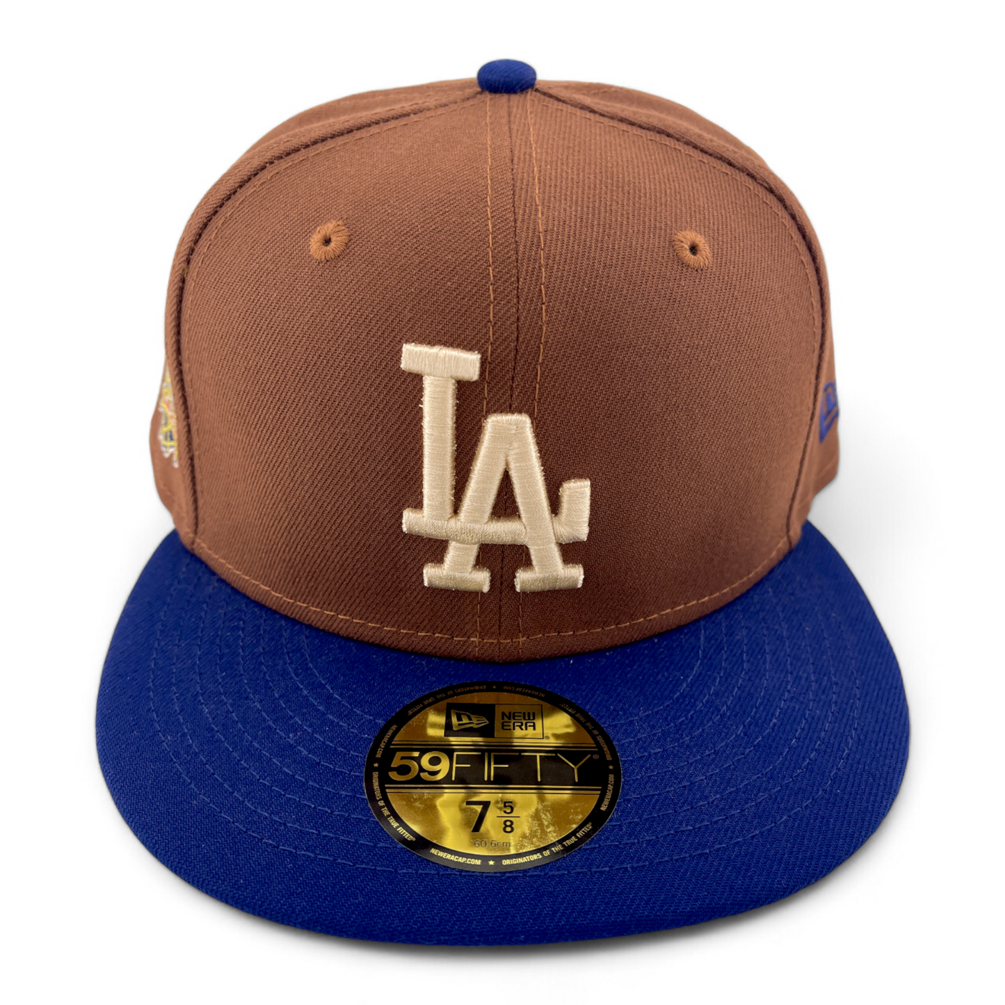 New Era Los Angeles Dodgers MLB Harvest Pack 40th Patch Tan 59FIFTY Fitted Hat