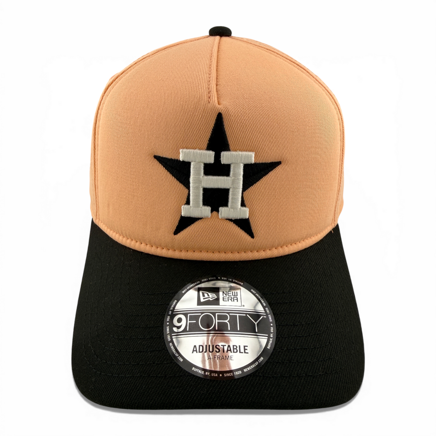 New Era Houston Astros MLB Peachy Foam A-Frame 9Forty Snapback Adjustable Hat