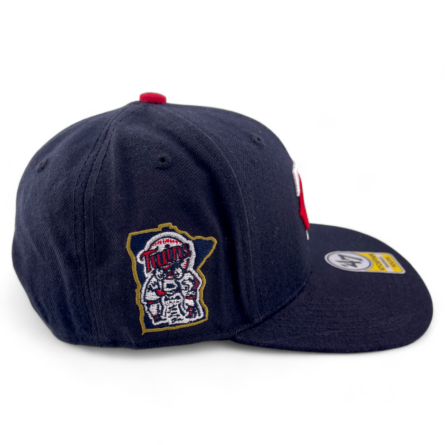 '47 Brand Minnesota Twins Sure Shot Captain Adjustable Snapback Hat Cap Youth