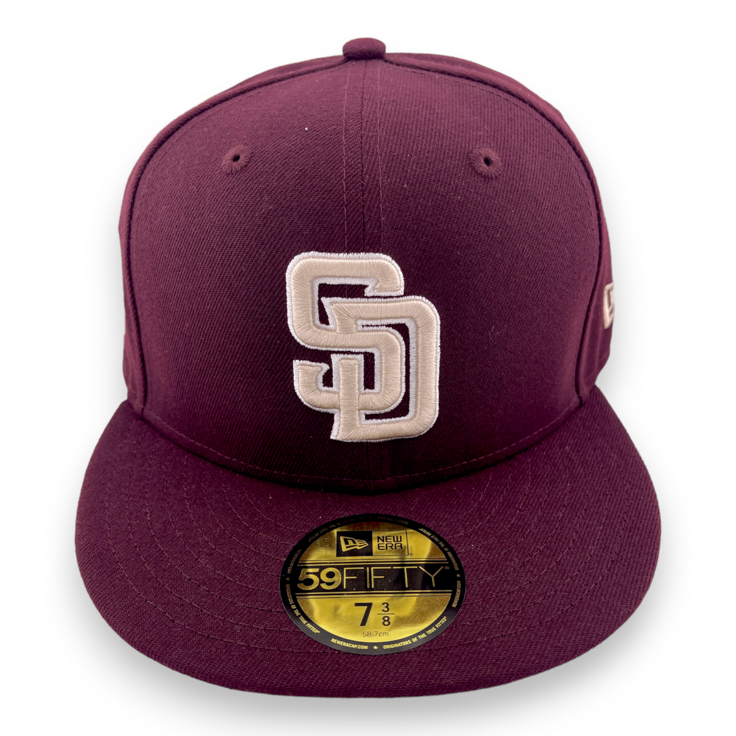 New Era San Diego Padres 2016 All-Star Game Patch Maroon/Beige UV 59FIFTY Hat Cap