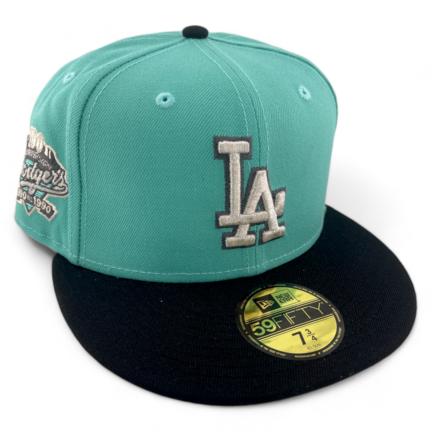 New Era Los Angeles Dodger 100th Anniversary Mint Condition 59Fifty Fitted Hat Cap