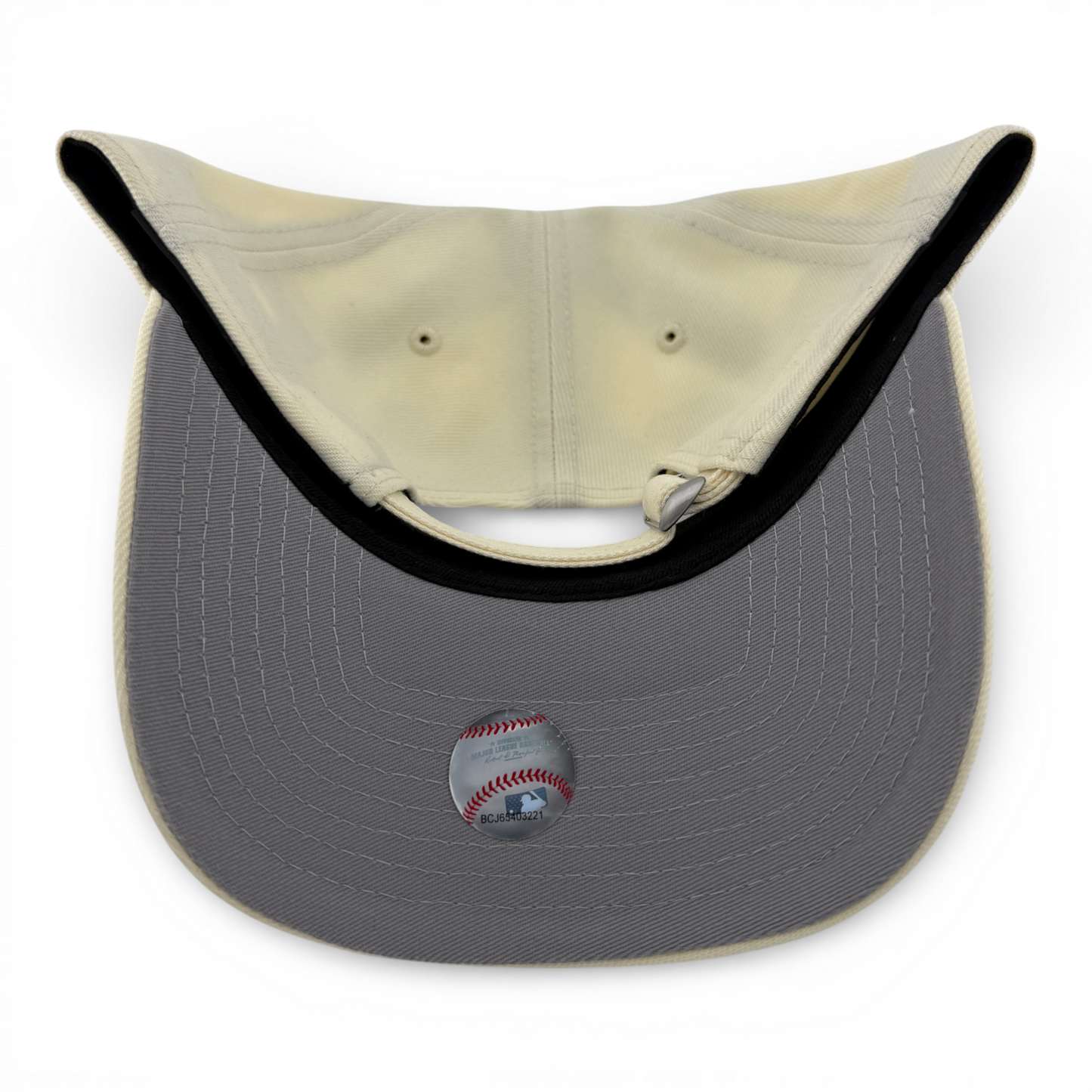 New Era Milawakee Brewers MLB Pastel Cream 9Twenty Adjustable Dad Hat Cap