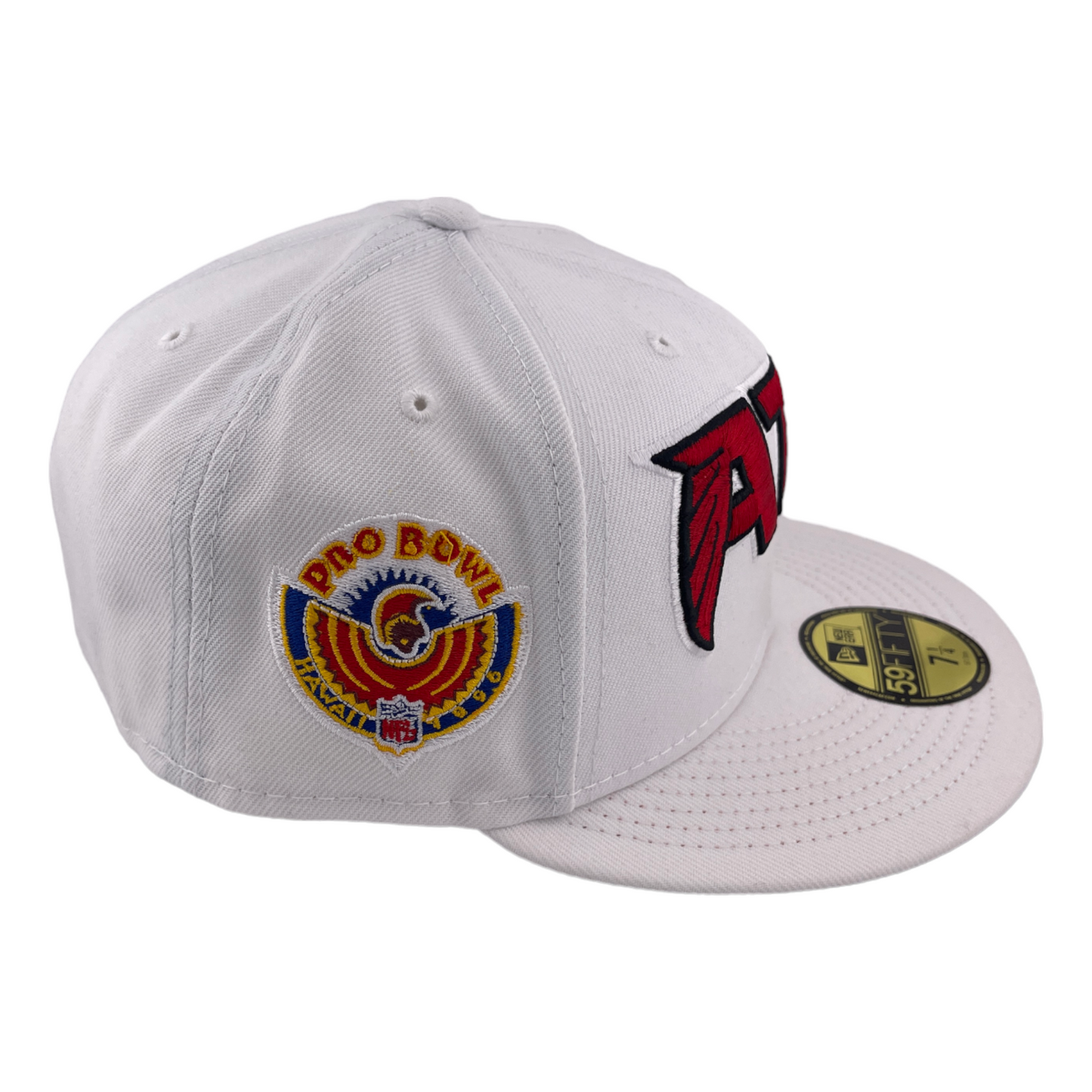 New Era Atlanta Falcons 1996 Pro Bowl Side Patch White/Red UV 59Fifty Fitted Hat