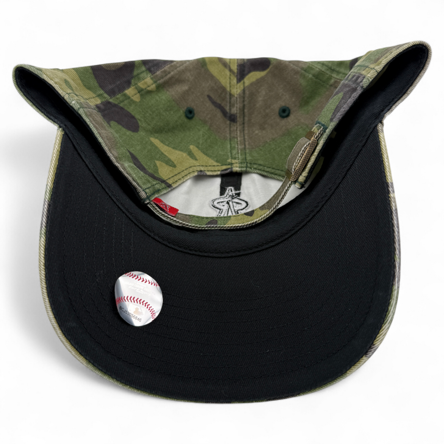 '47 Brand Los Angeles Angels LA MLB Camo Camouflage Clean Up Adjustable Dad Hat