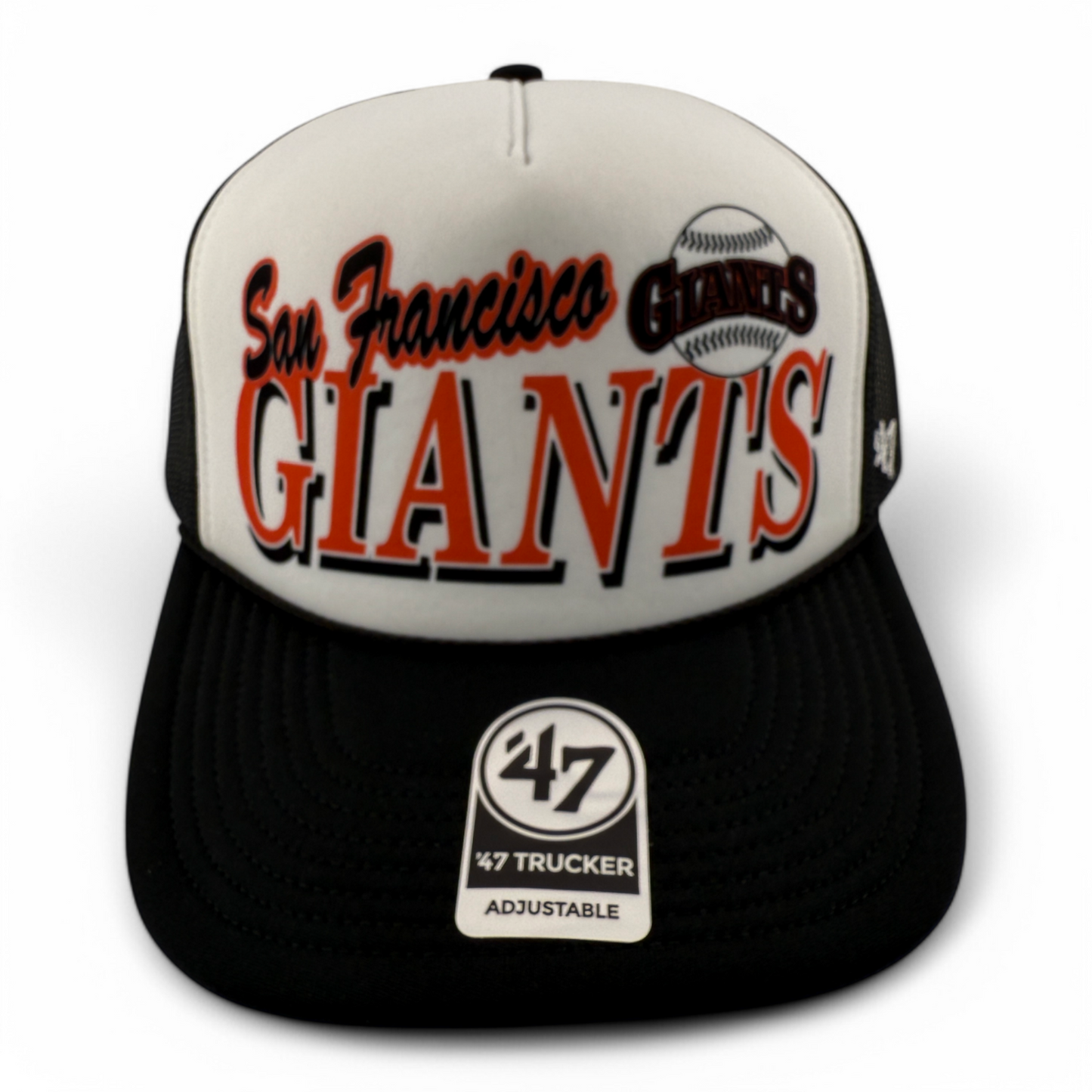 '47 Brand San Francisco Giants MLB Creedence Foam Trucker Snapback Mesh Back Hat