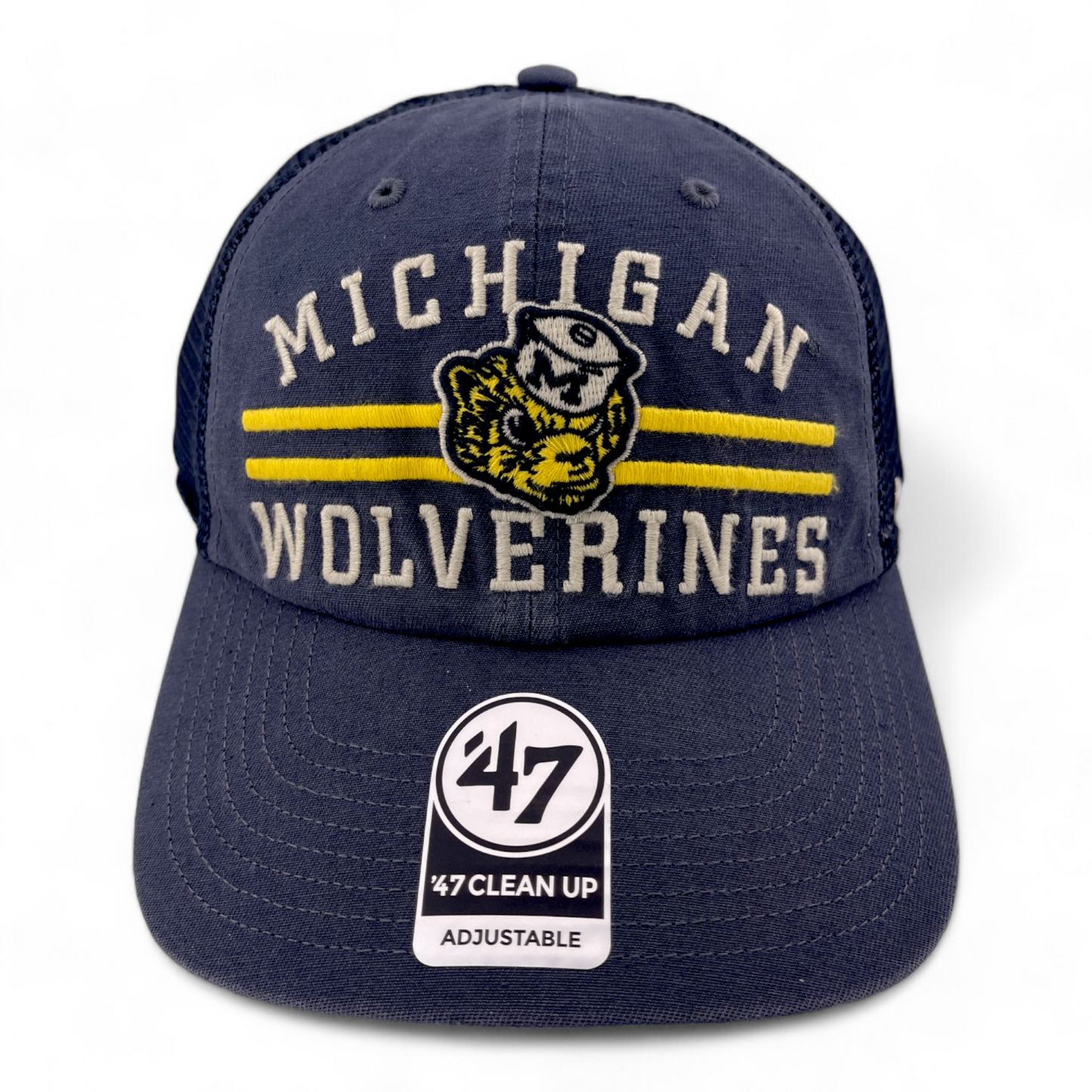 '47 Brand University of Michigan Wolverines NCAA Clean Up Adjustable Hat