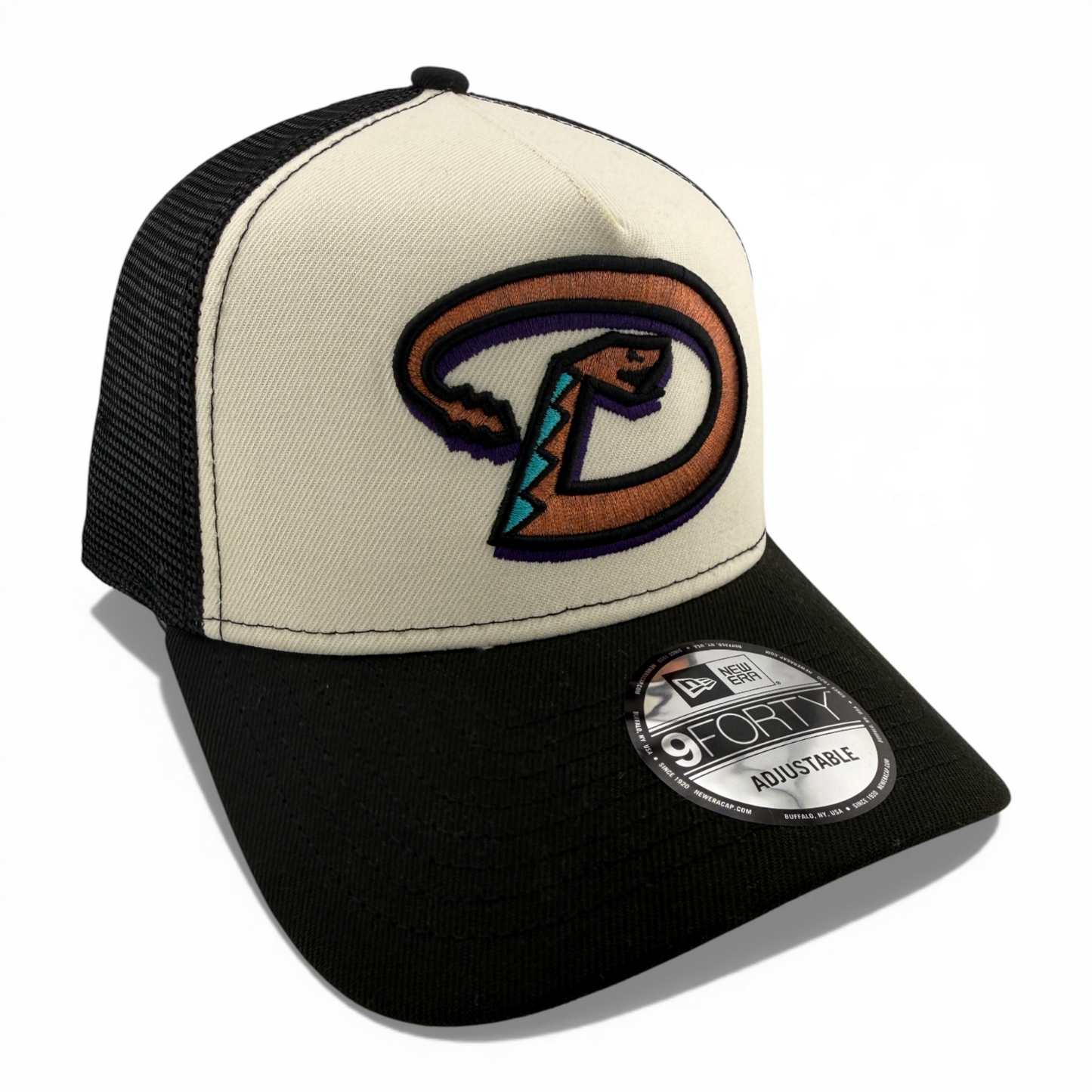 New Era Arizona Diamondbacks MLB A-Frame Trucker 9Forty Snapback Adjustable Hat