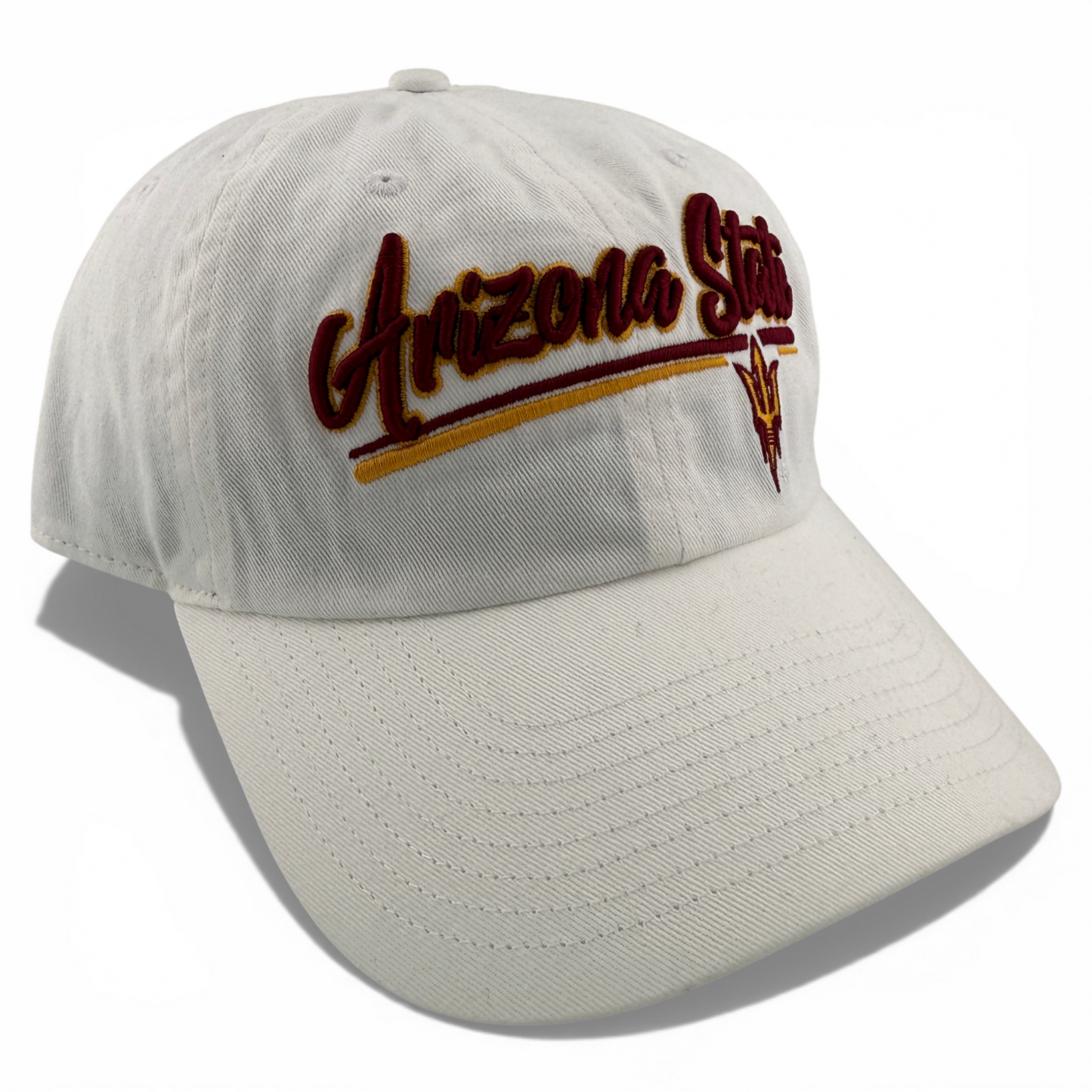 Captivating Arizona State Sun Devils ASU NCAA White Clean Up Adjustable Dad Hat