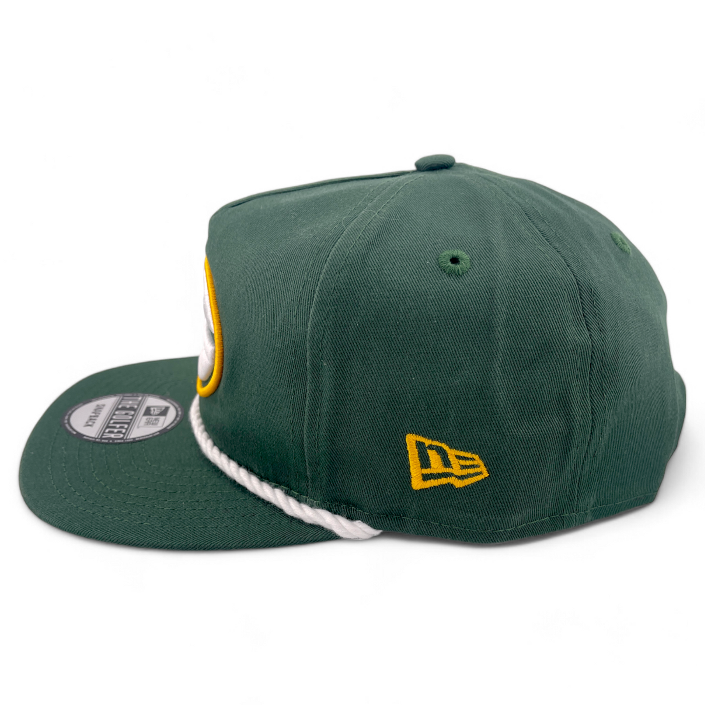 New Era Green Bay Packers NFL The Golfer Rope A-Frame Snapback Adjustable Hat