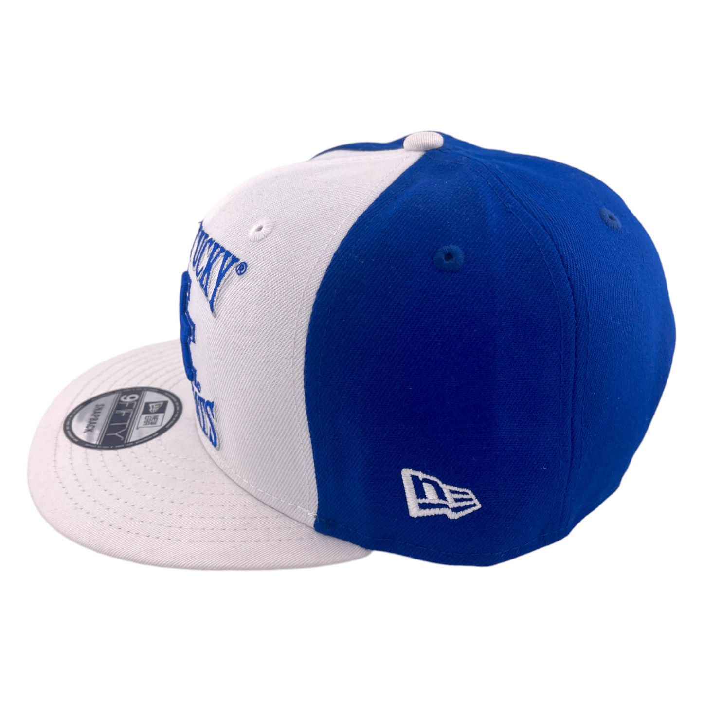 New Era Kentucky Wildcats Retro Logo Navy Blue/White Grey UV 9FIFTY Snapback Hat Cap