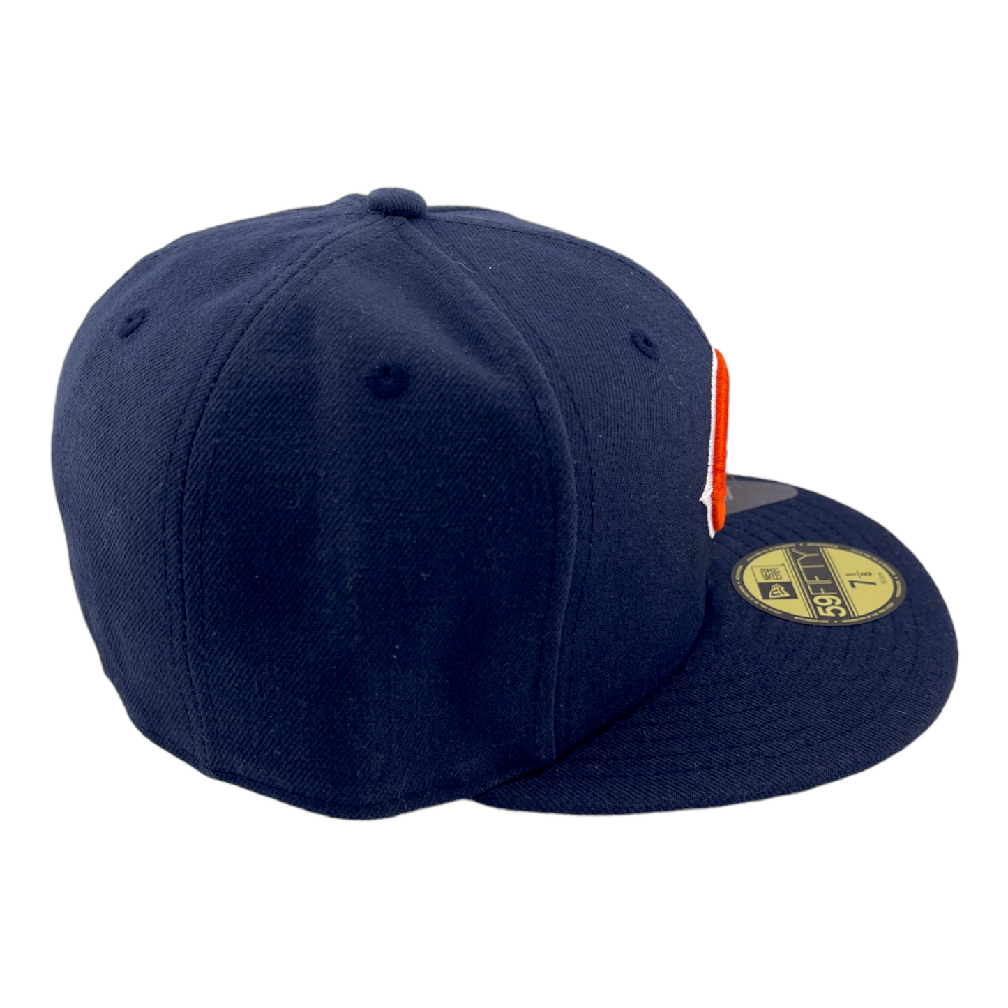 New Era Chicago Bears Omaha C Logo Navy Blue/Grey UV 59Fifty Fitted Hat Cap