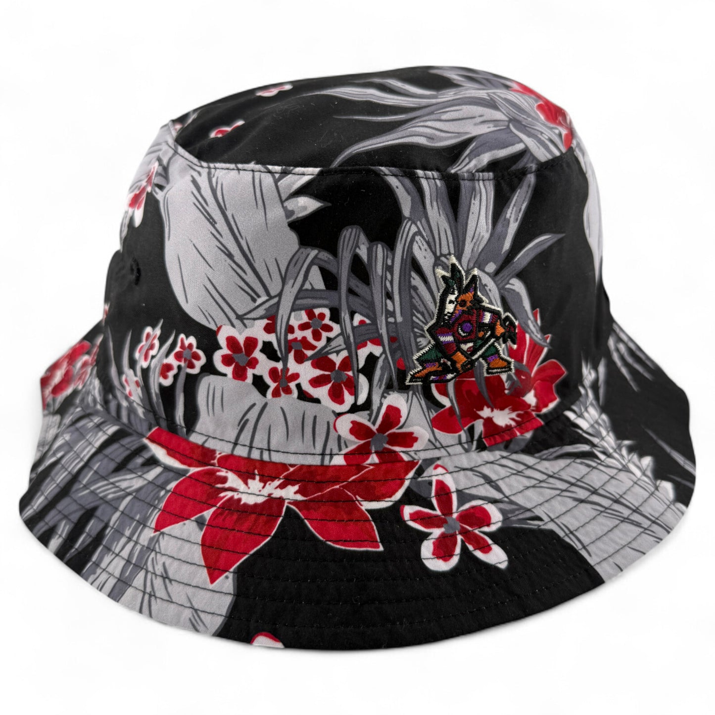 47' Brand Arizona Coyotes NHL Ibiza Floral Red Boonie Bucket Hat Adult Sizes