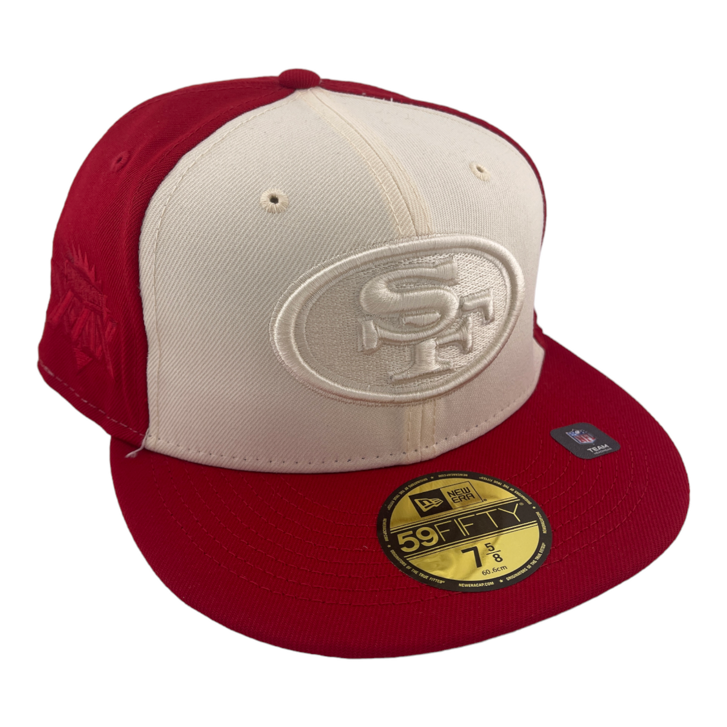 New Era San Francisco 49ers Super Bowl XXIX Patch Red/Cream 59FIFTY Fitted Hat Cap