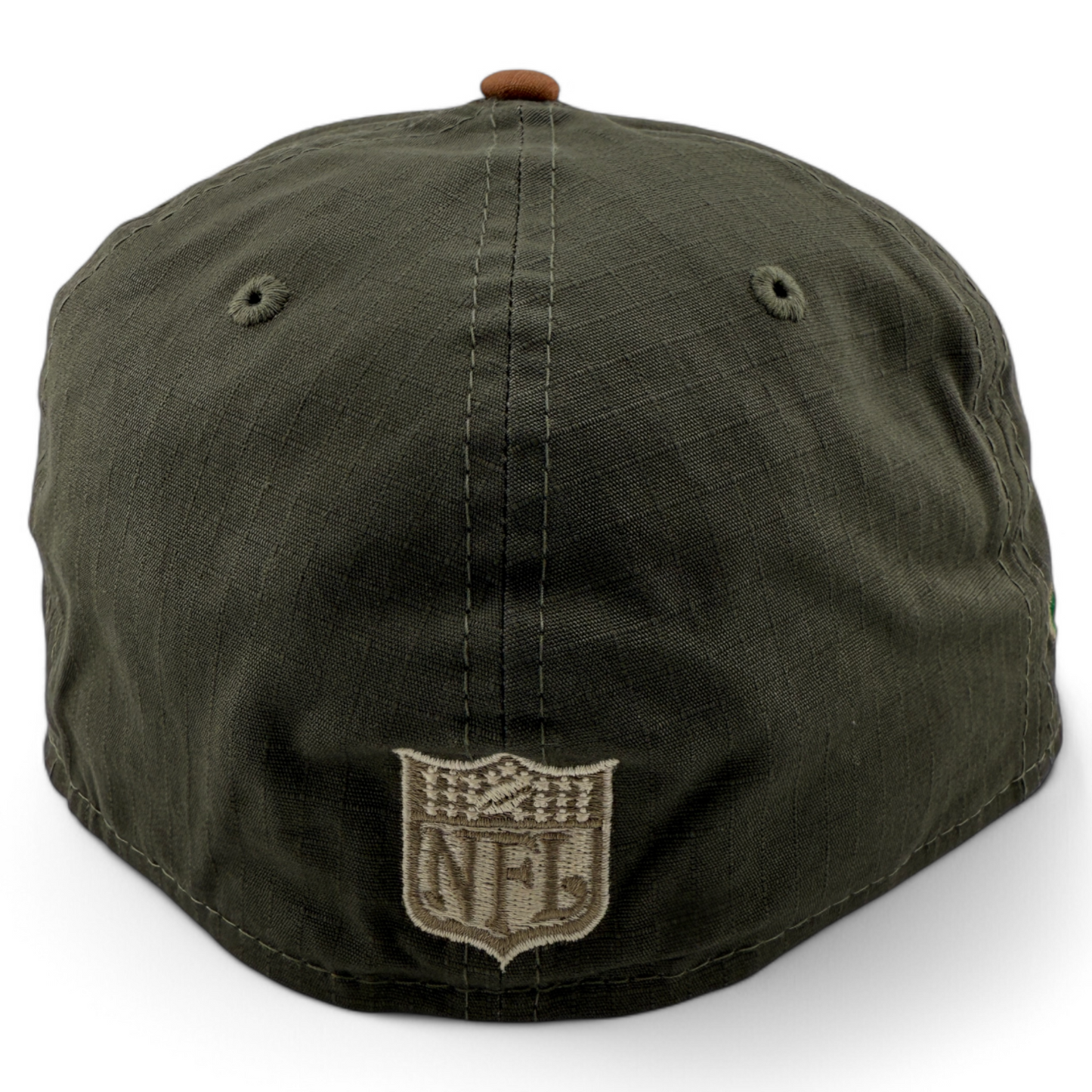 New Era New York Jets NFL Ripstop Olive 50th Anniversary 59Fifty Fitted Hat Cap