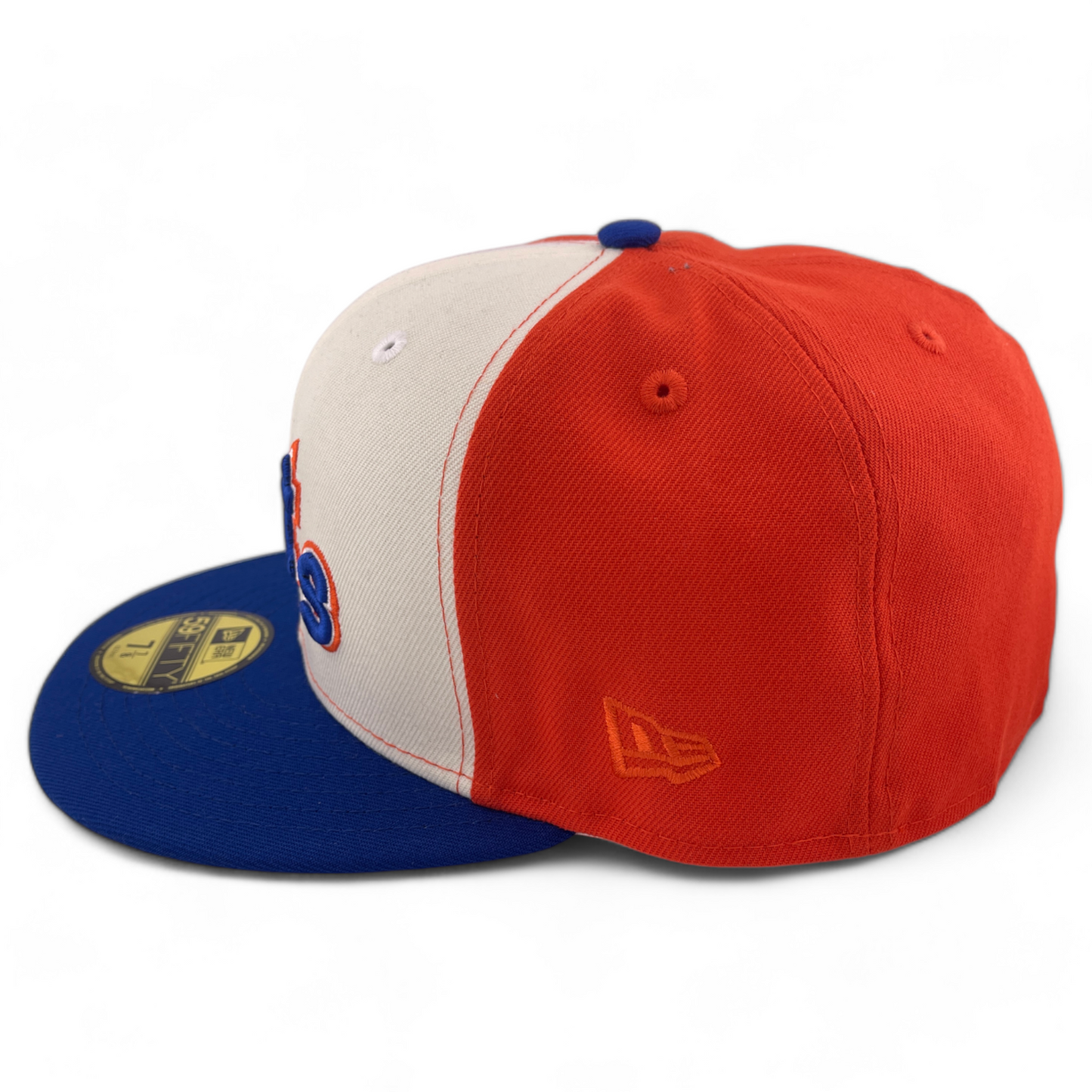 New Era New York Mets MLB Retro Fun Logo Pack Orange/Blue 59Fifty Fitted Hat Cap