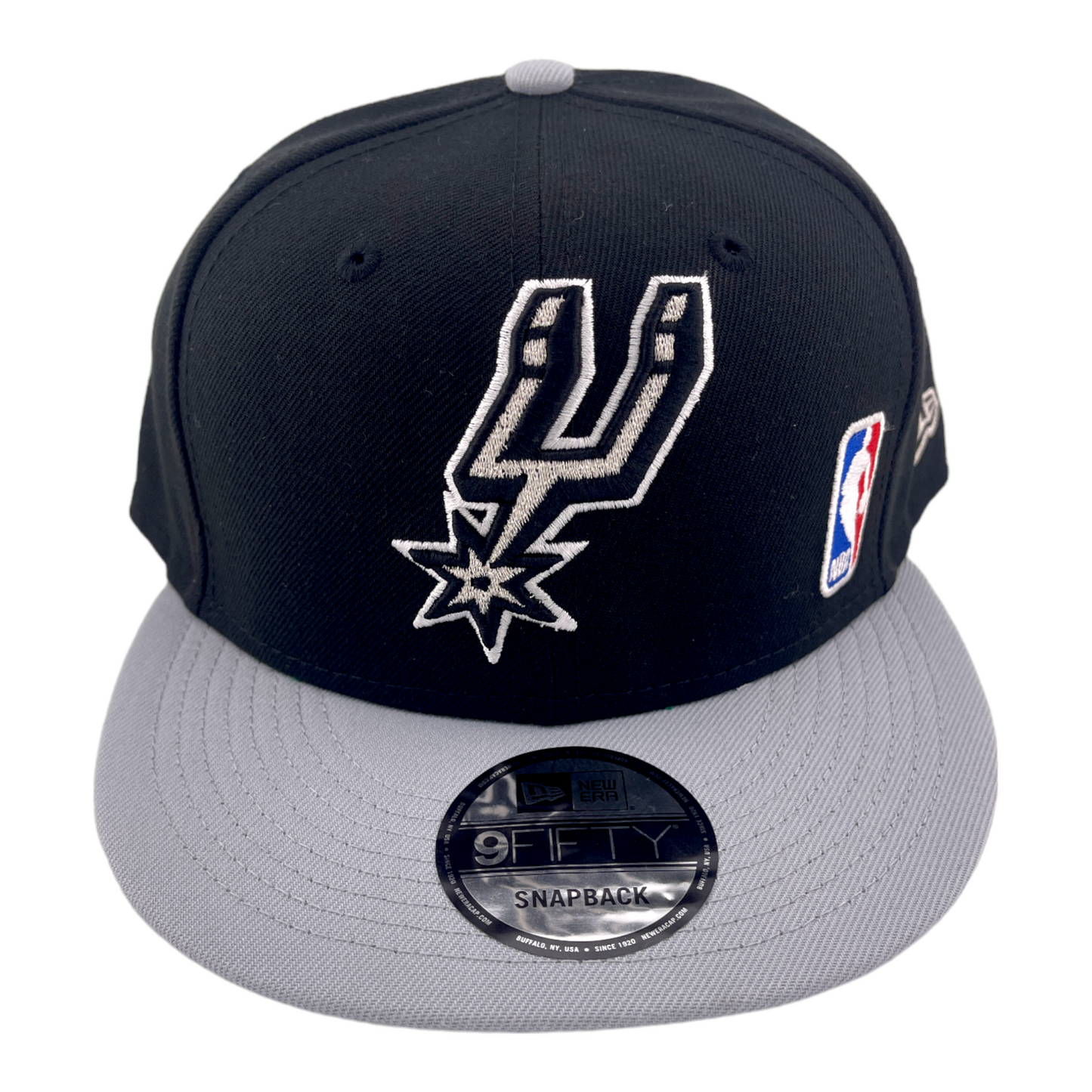 New Era San Antonio Spurs Back Arch Black/Grey/Green UV NBA 9FIFTY Snapback Hat Cap