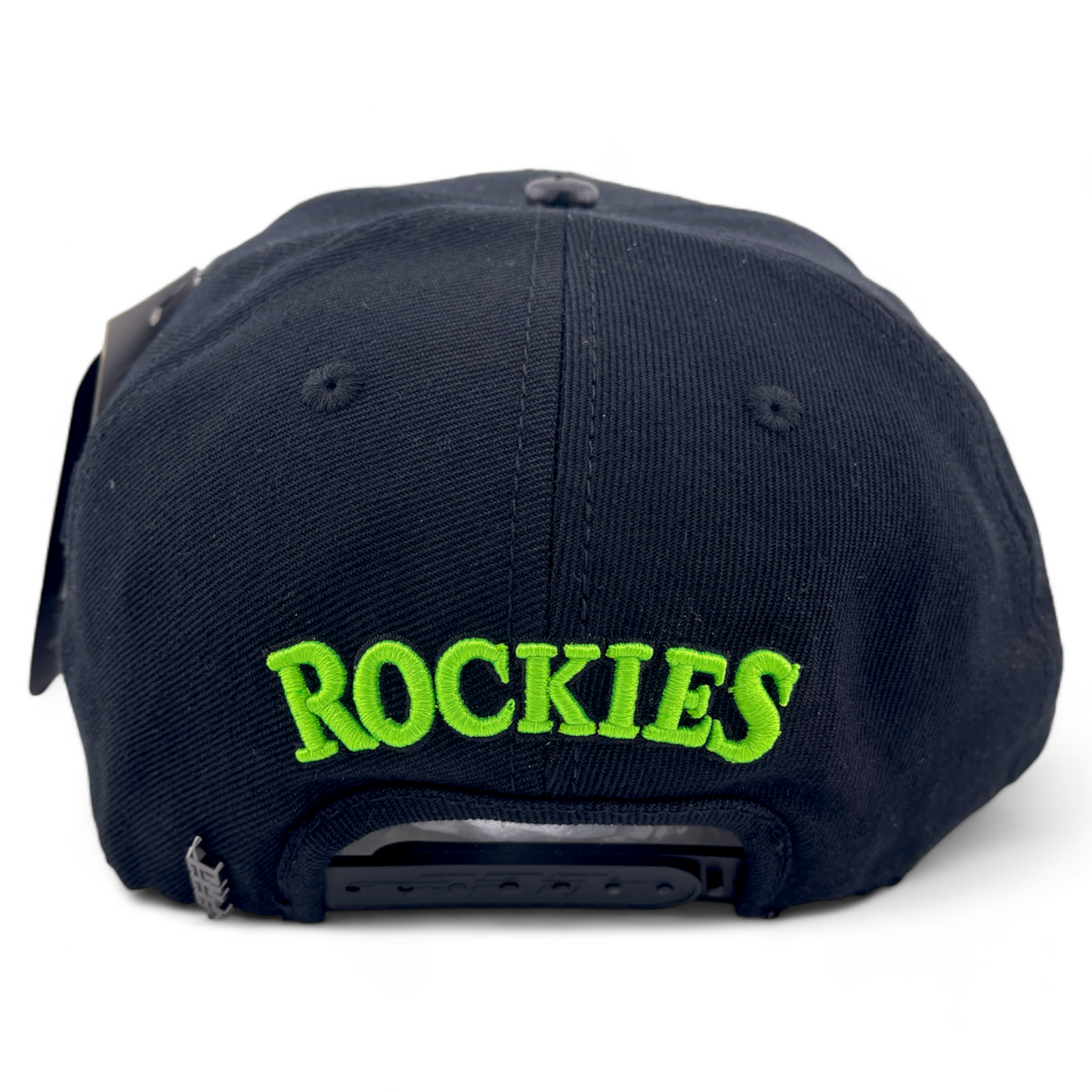 Pro Standard Colorado Rockies MLB Inaugural Patch Retro Black/Neon Snapback Hat