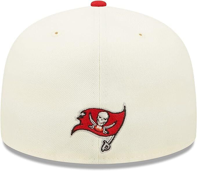 New Era Tampa Bay Buccaneers 2022 Sideline NFL Cream 59FIFTY Fitted Hat Cap