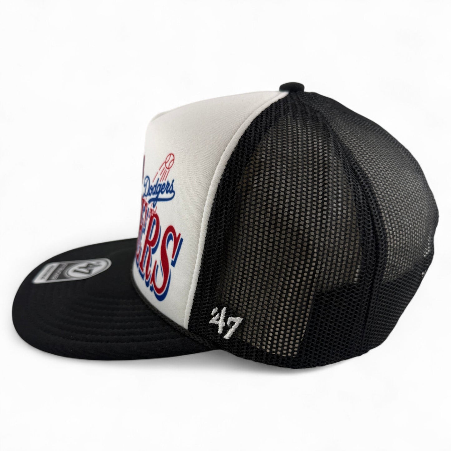 '47 Brand Los Angeles Dodgers MLB Creedence Foam Trucker Snapback Mesh Back Hat