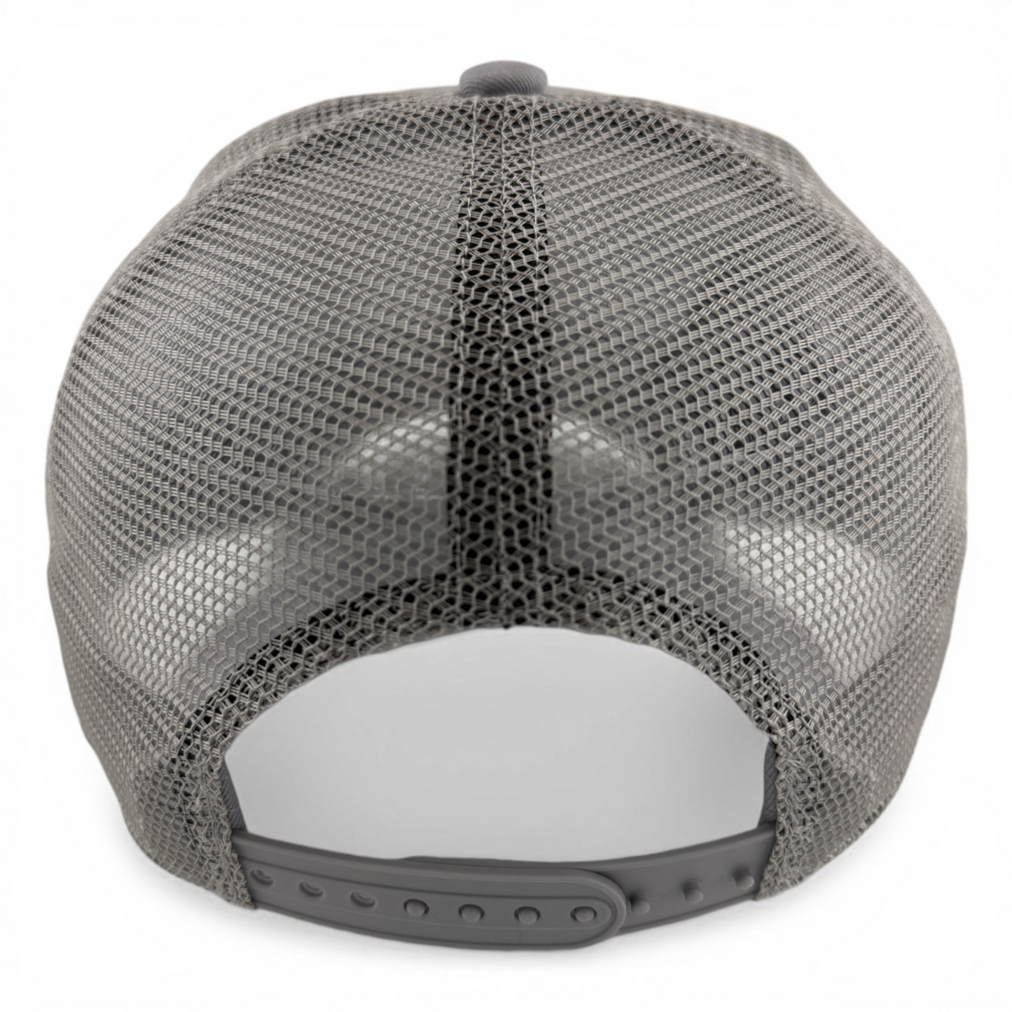 Christian Rose Iconic II London Plate Grey Trucker Mesh Back Adjustable Hat Cap