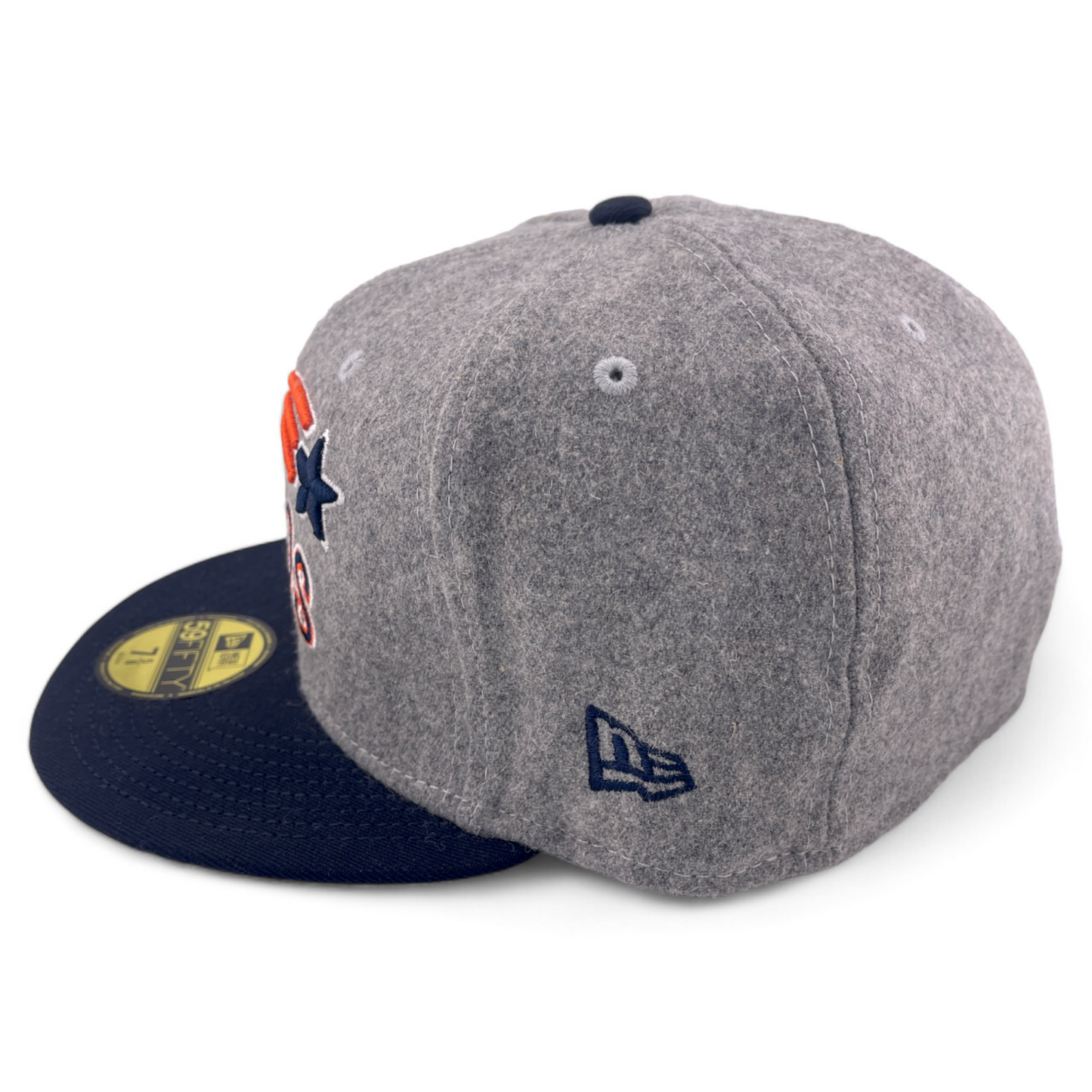 New Era Houston Astro MLB 50th Anniversary Grey Wool Pack 59Fifty Fitted Hat Cap