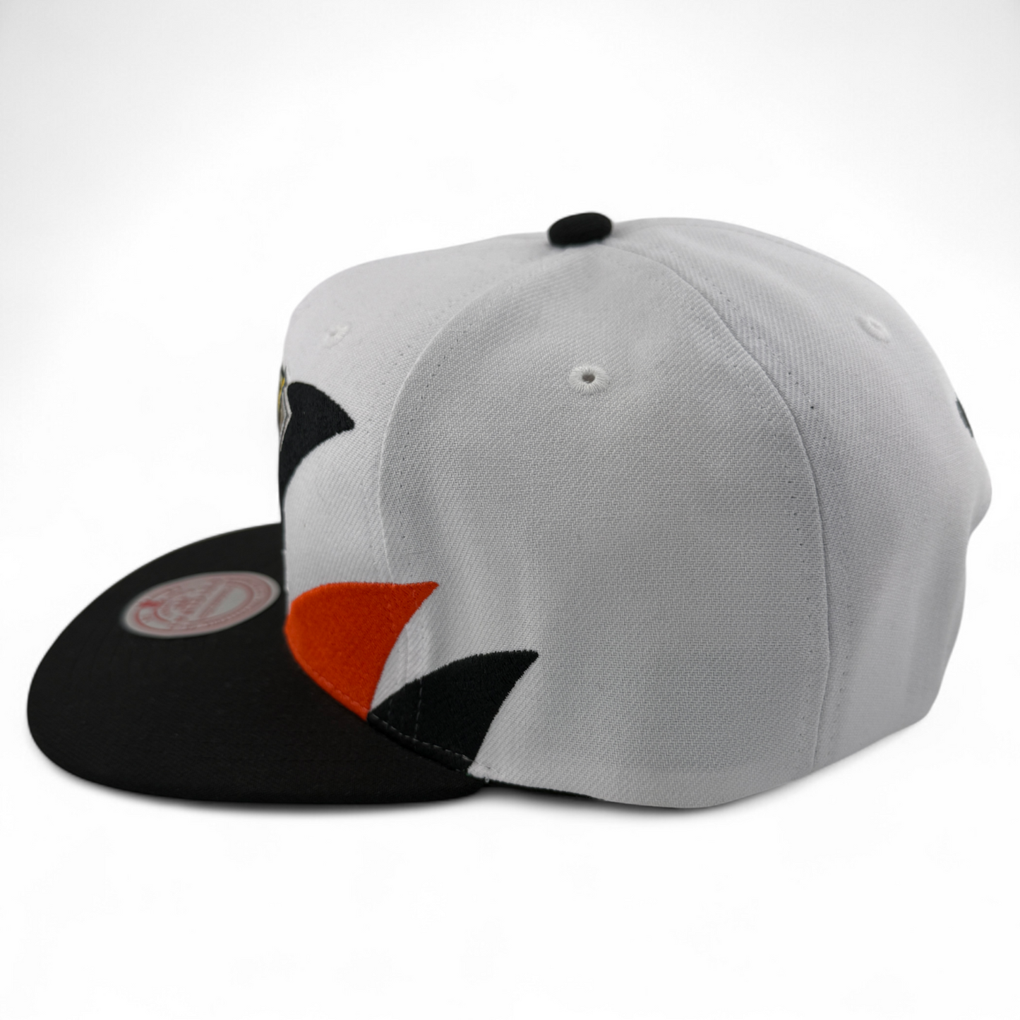 Mitchell & Ness Anaheim Ducks NHL Vintage Sharktooth Snapback Adjustable Hat Cap