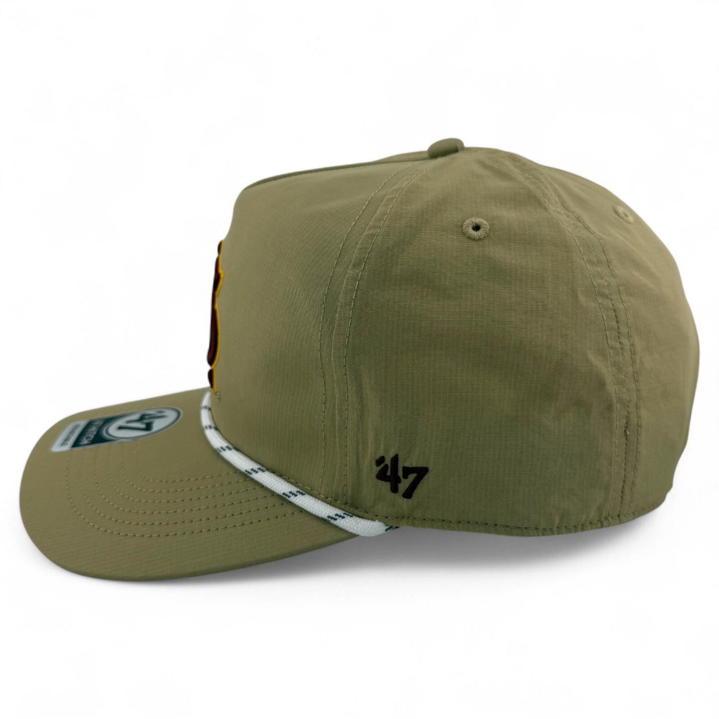 47' Brand Arizona State University NCAA Khaki Rope A-Frame Hitch Adjustable Hat