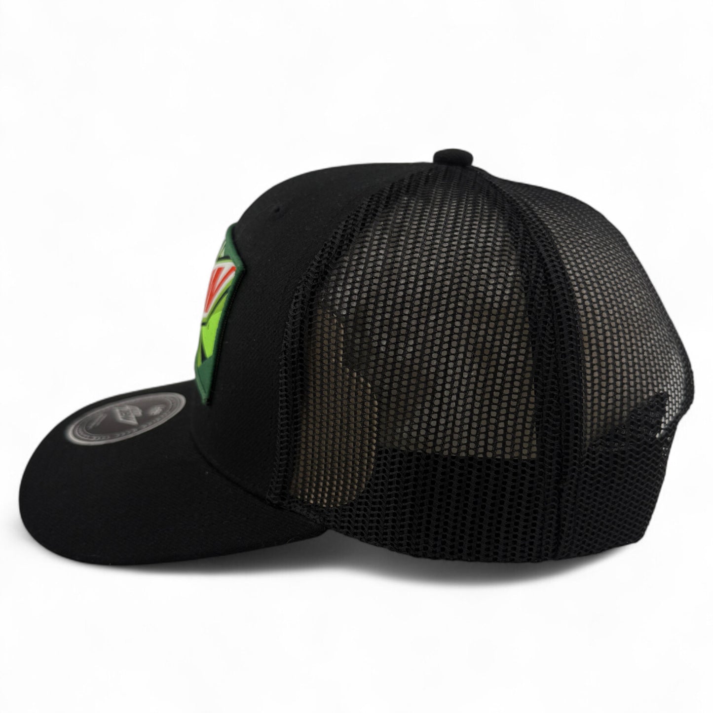 Mountain Dew Original Lids Exclusive Mtn Dew Trucker Adjustable Snapback Hat Cap