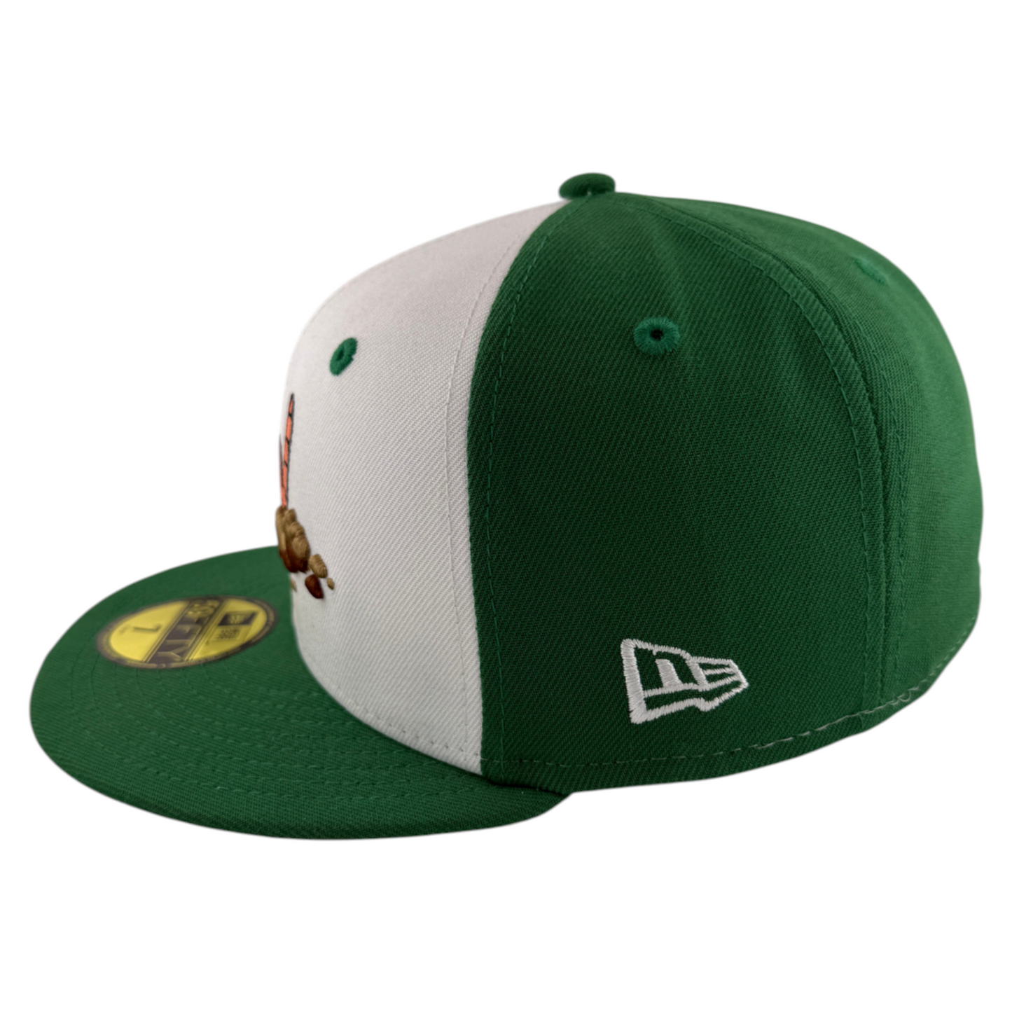 New Era Worcester WooSox MiLB Wicked Worms of Worcester 59Fifty Fitted Hat Cap