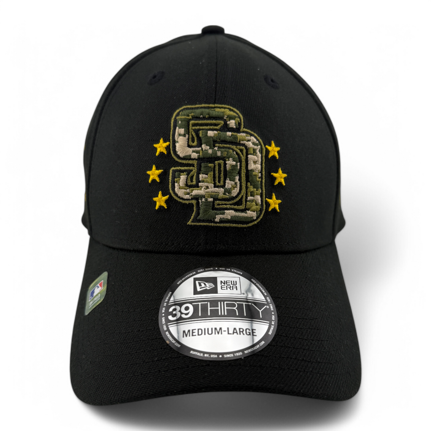 New Era San Diego Padres MLB 2024 Armed Forces Day 39Thirty Flex Fit Hat Cap