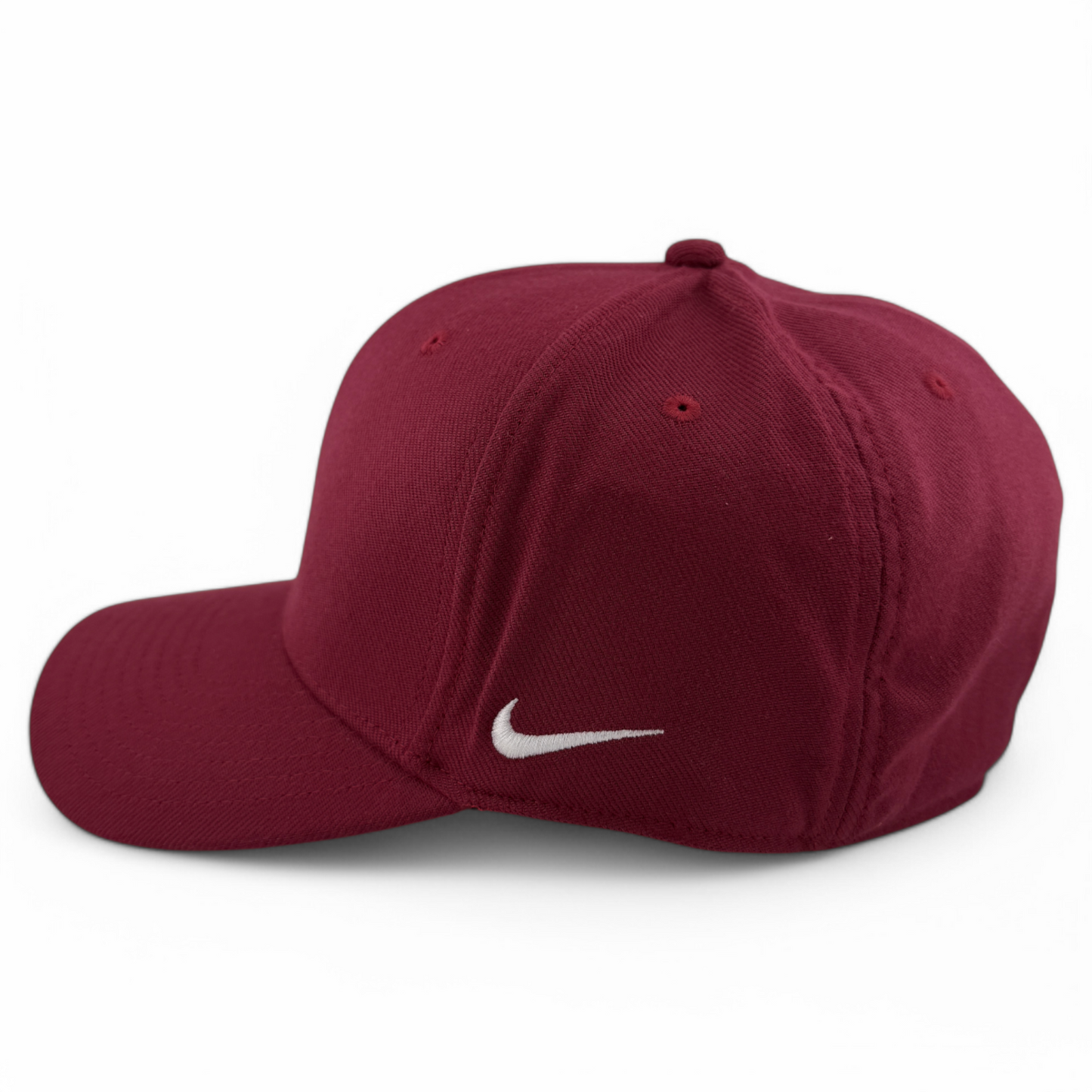 Nike Team Dri-FIT Cardinal Maroon BLANK for CUSTOMS 867308-610 Flex Fit Hat Cap