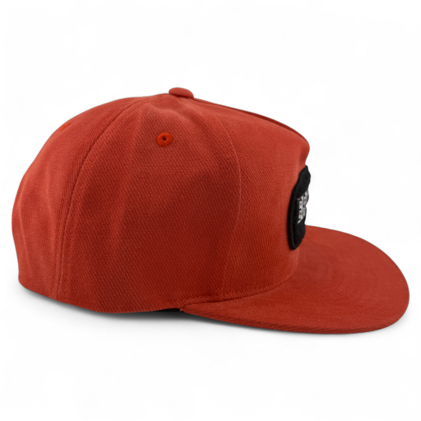 Brixton Company Canyon MP Cotton Burnt Red A-Frame Snapback Adjustable Hat Cap
